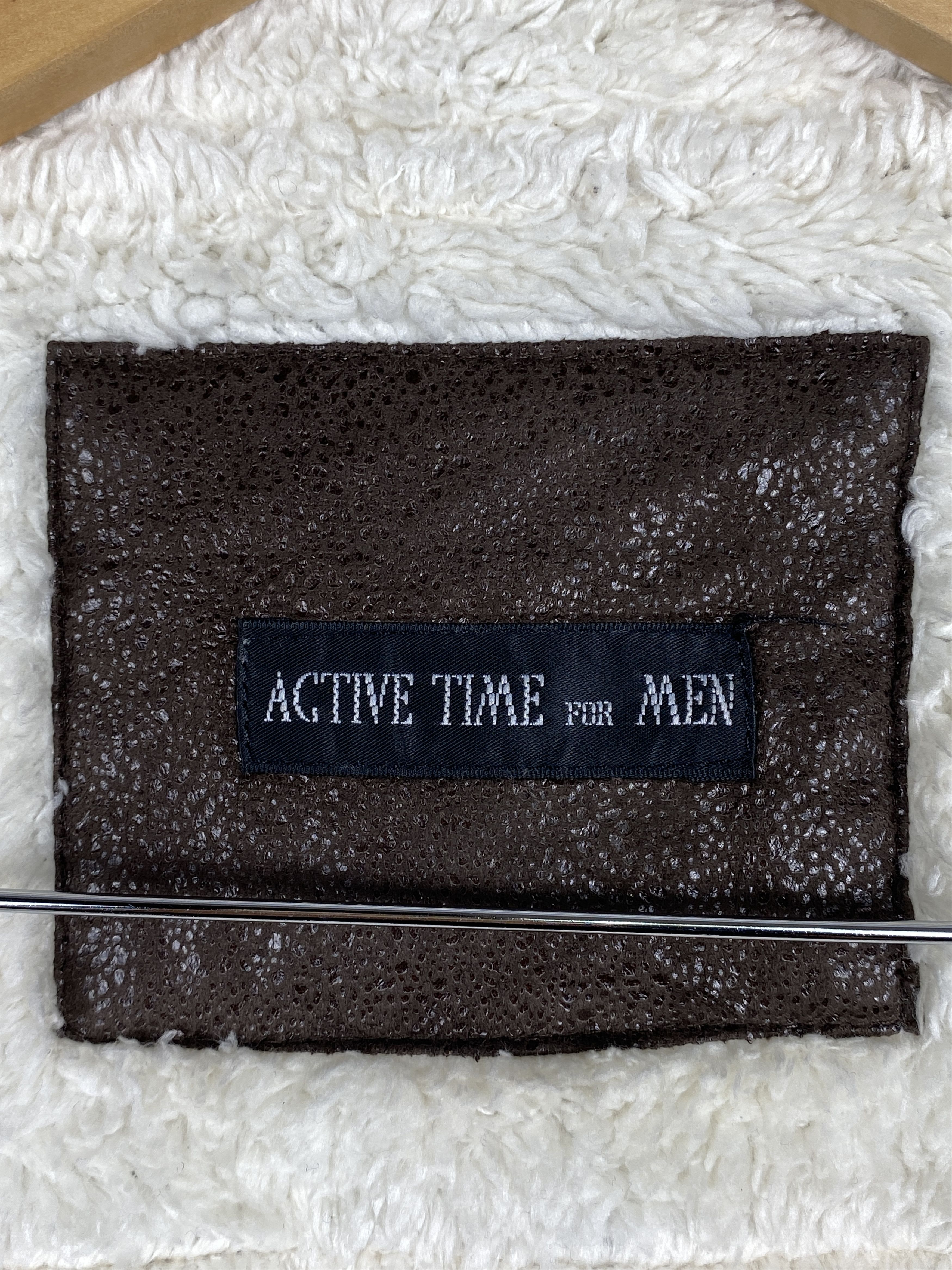 Japanese Brand Vintage Active Time Men Sherpa Lining Jacket J1711 Size US M / EU 48-50 / 2 - 9 Thumbnail