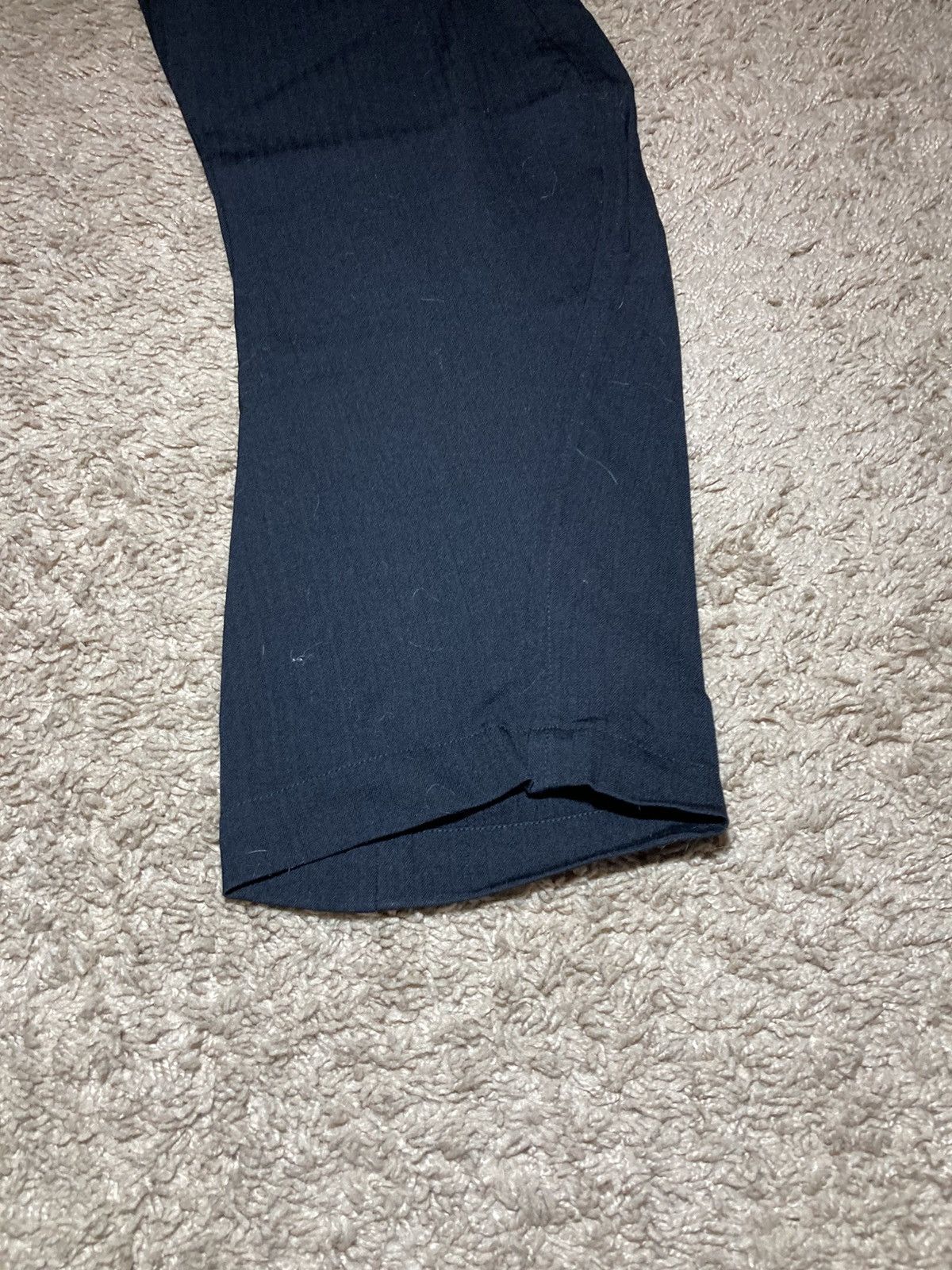 Masaki Matsushima 90s Masaki Matsushima Homme Curved S Shape Striped Slacks Size US 30 / EU 46 - 9 Thumbnail