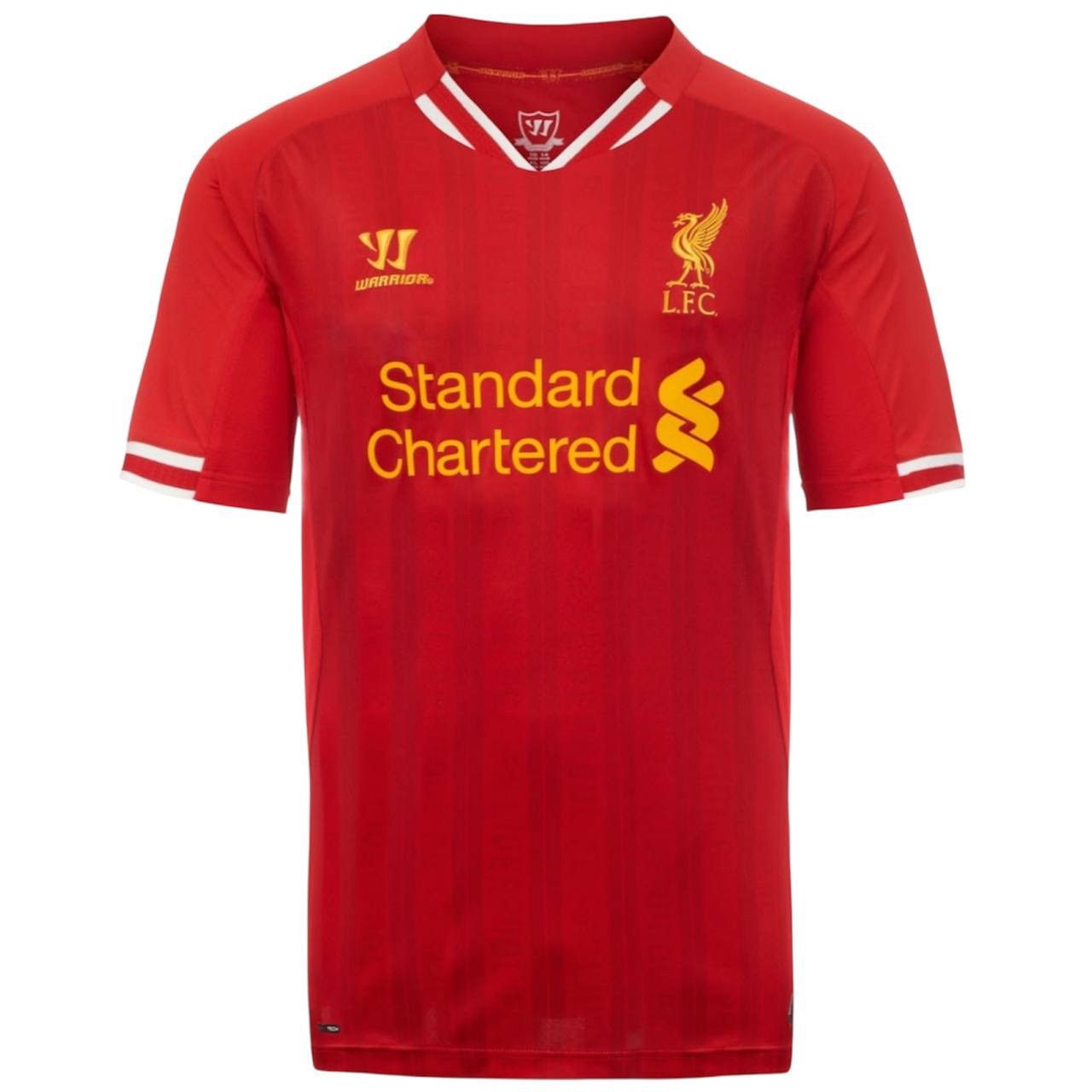 Warrior 2013/14 LIVERPOOL HOME SOCCER JERSEY FOOTBALL SHIRT L MENS Size US L / EU 52-54 / 3 - 1 Thumbnail