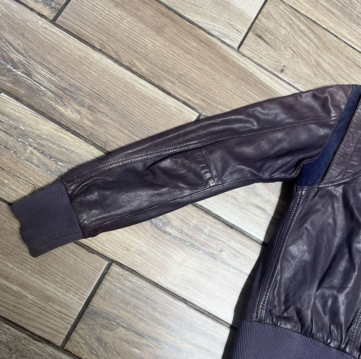 Diesel Vintage Diesel Leather Jacket Womens Medium Bomber Biker Zip Size M / US 6-8 / IT 42-44 - 10 Thumbnail