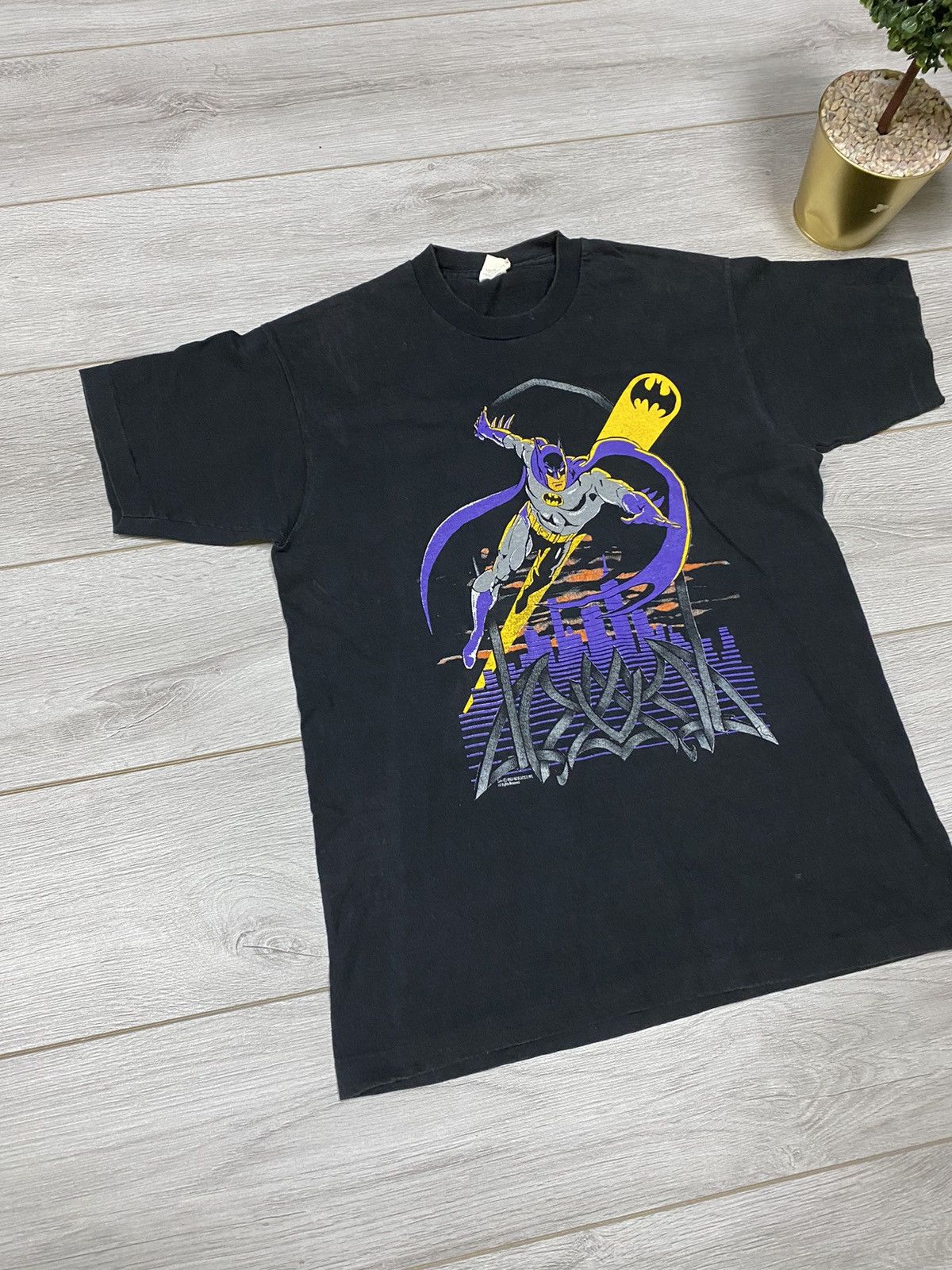 Vintage Batman 1989 vintage Ghotham city single t-shirt Size US L / EU 52-54 / 3 - 2 Thumbnail
