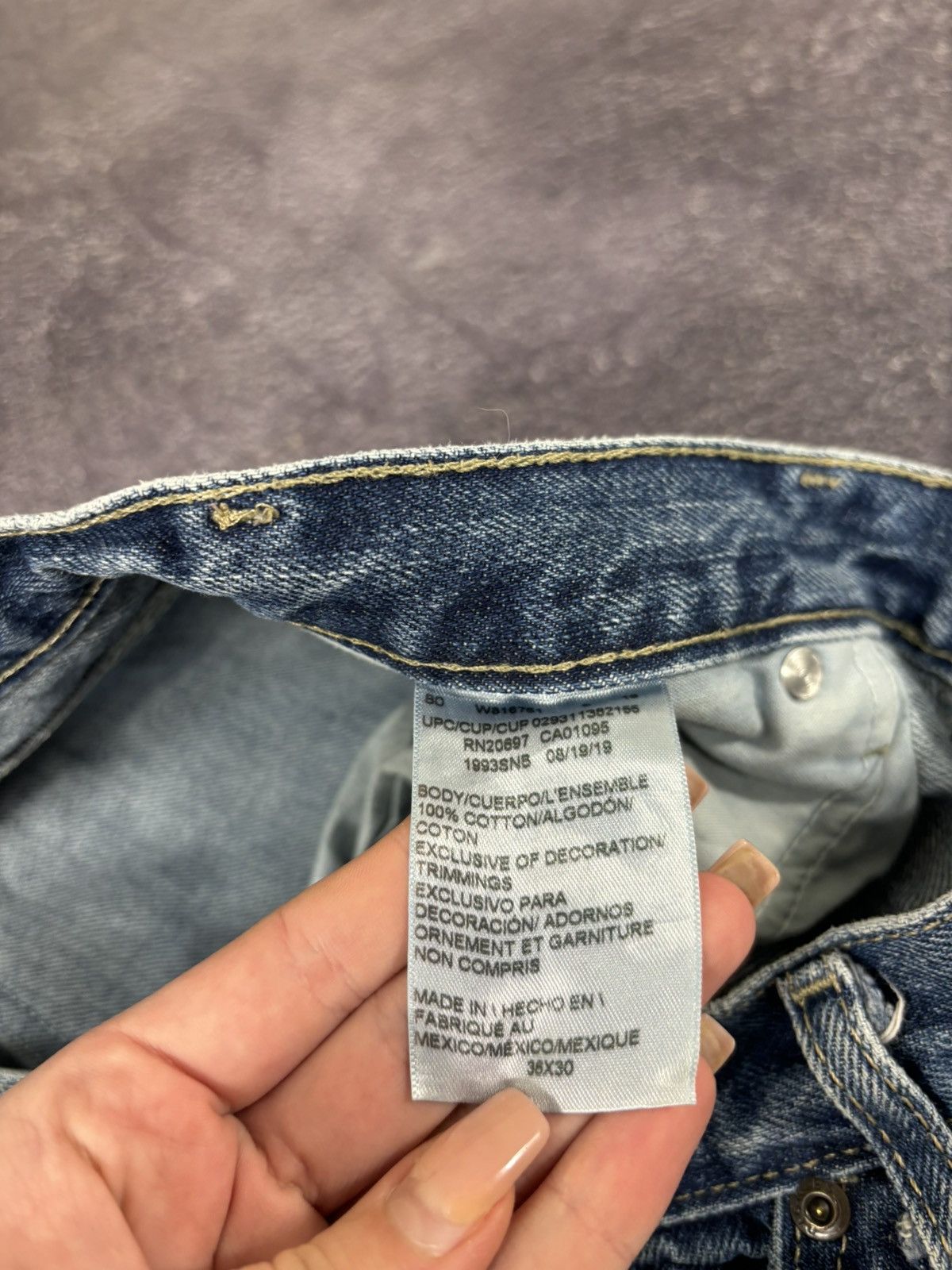 Dickies Vintage Dickies Faded Blue Denim Work Hype Baggy Jeans Size US 36 / EU 52 - 16 Thumbnail