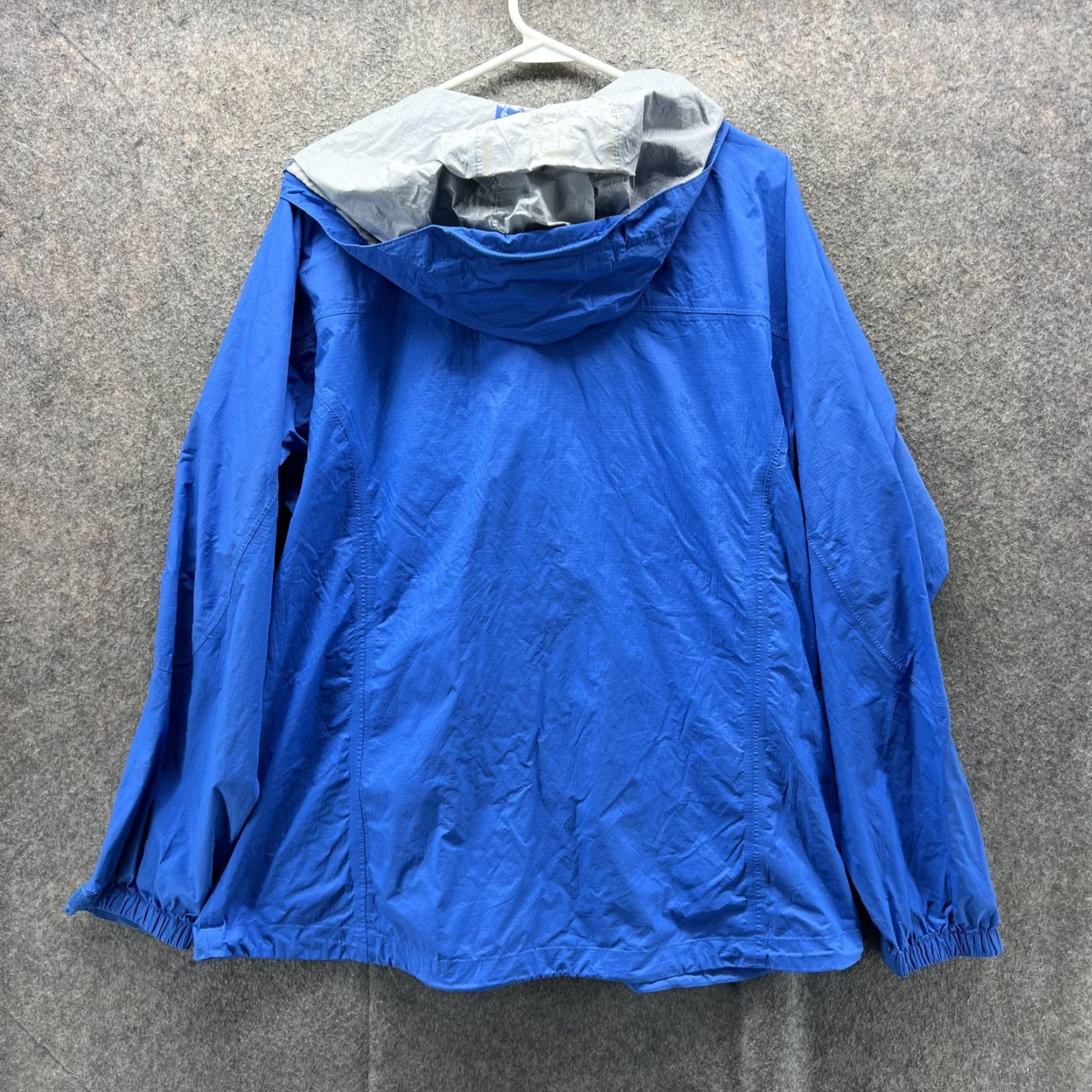 Vintage LL Bean Jacket Mens Large Blue Hooded Nylon Rain Windbreaker Packable Coat Size US L / EU 52-54 / 3 - 2 Thumbnail