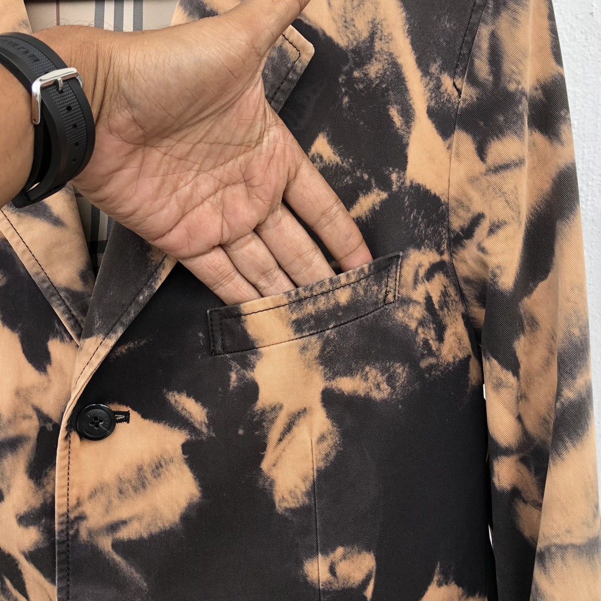 Burberry Burberry Black Label Tie Dye Blazer / Jacket Size US M / EU 48-50 / 2 - 6 Thumbnail