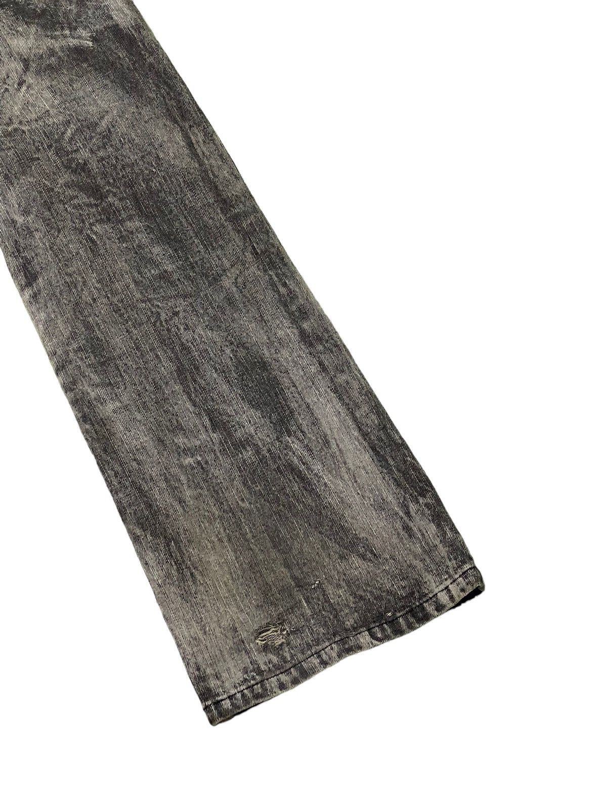 Japanese Brand Flare Jeans Berning Sho Faded Distress Boot Cut 7🟦8 Size US 30 / EU 46 - 17 Thumbnail