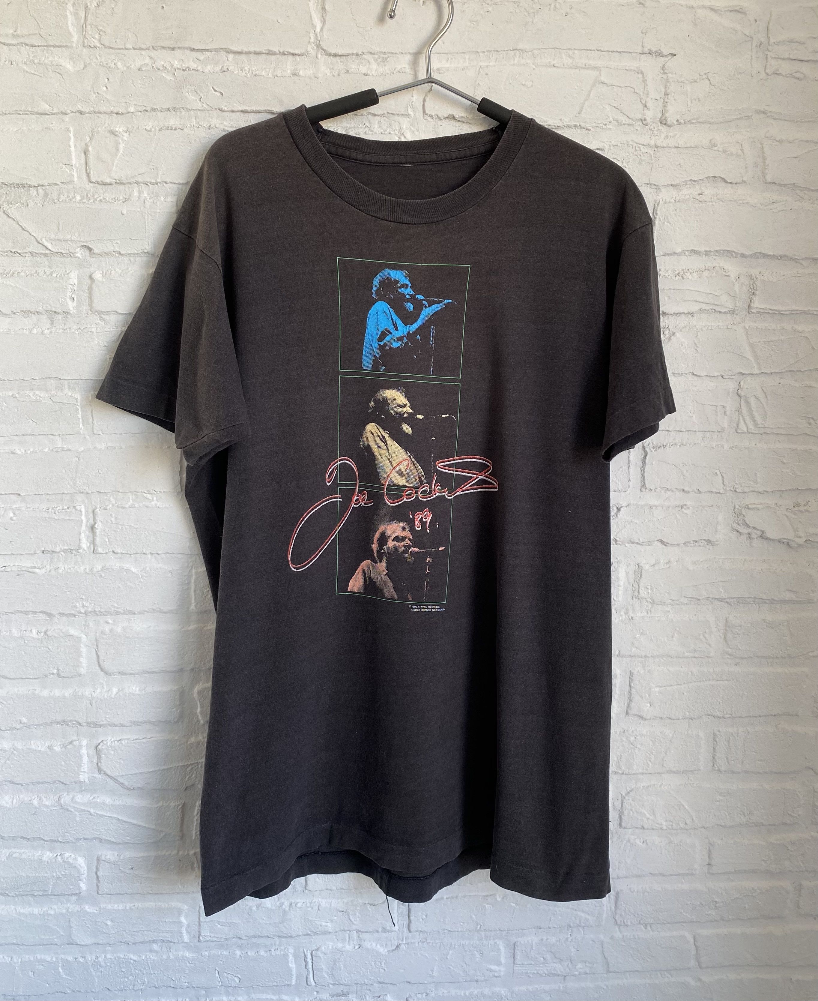 Band Tees × Vintage Vintage 1989 Joe Cocker world tour t-shirt Size US L / EU 52-54 / 3 - 1 Thumbnail