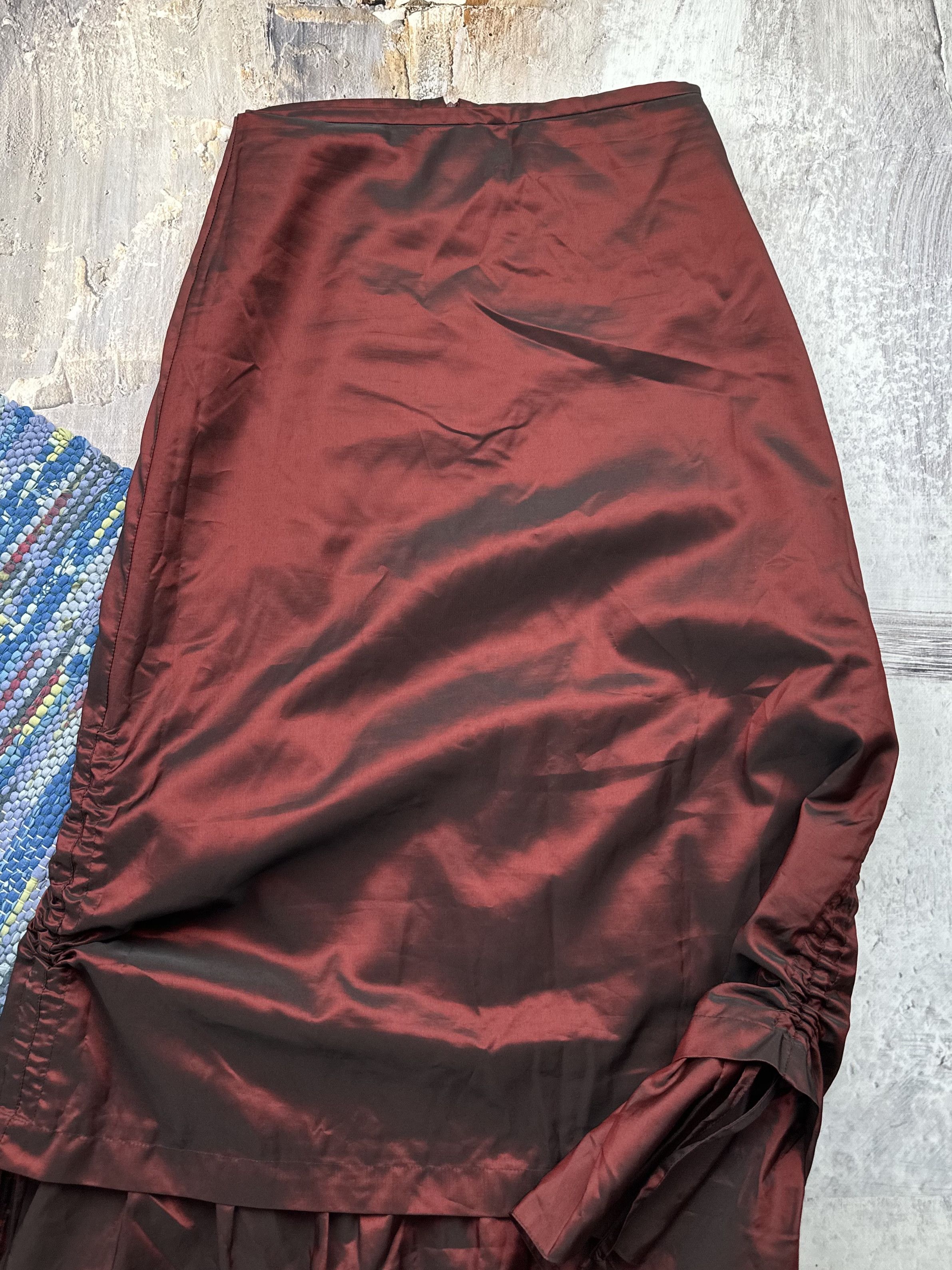 Japanese Brand Vintage Maxi Skirt With Bondage A17D15(150) Size 30" / US 8 / IT 44 - 2 Thumbnail