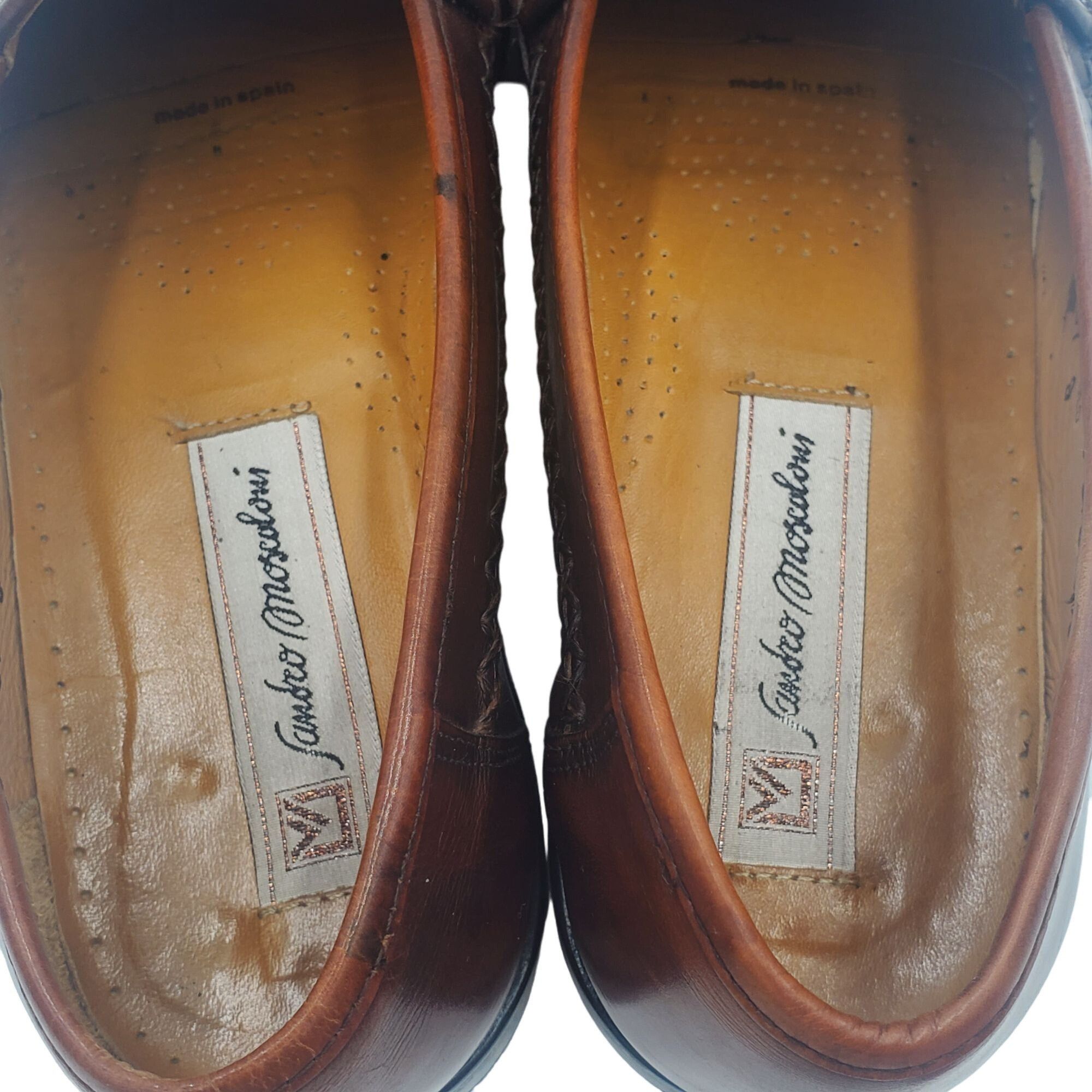 Sandro Moscoloni Sandro Moscoloni Olivio Men's size 9 Brown Leather Tassel Lo Size US 9 / EU 42 - 11 Thumbnail