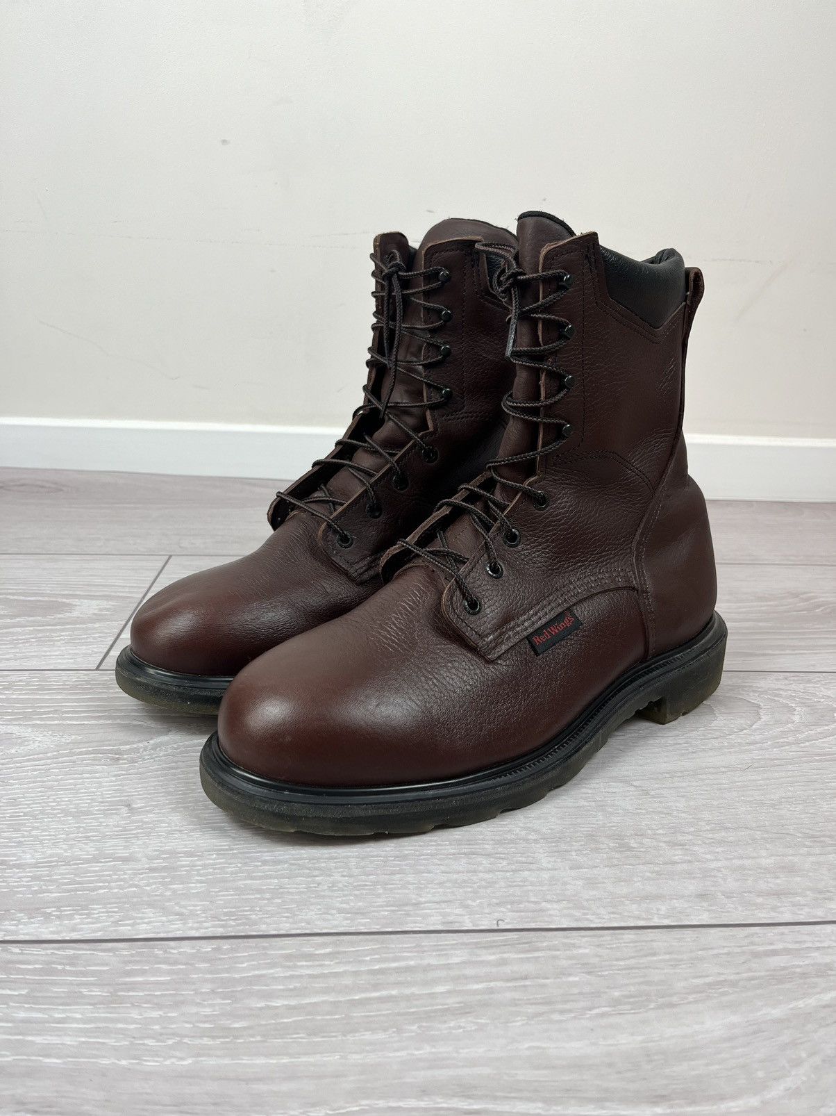 Red Wing Red Wing Industrial Brown Leather Working Boots Size US 11.5 / EU 44-45 - 3 Thumbnail