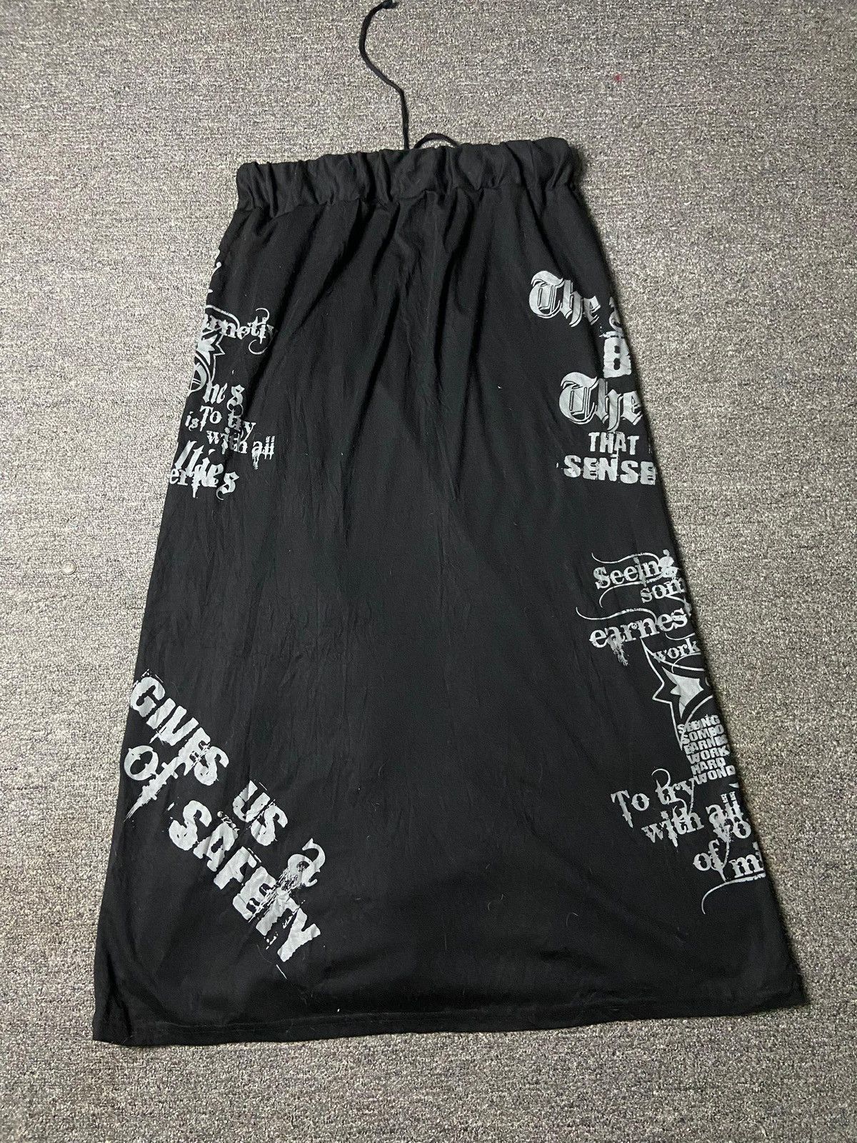 Dig Deep Dig Deep Punk Gothic Skirt with Zip (157) Size 29" - 4 Thumbnail