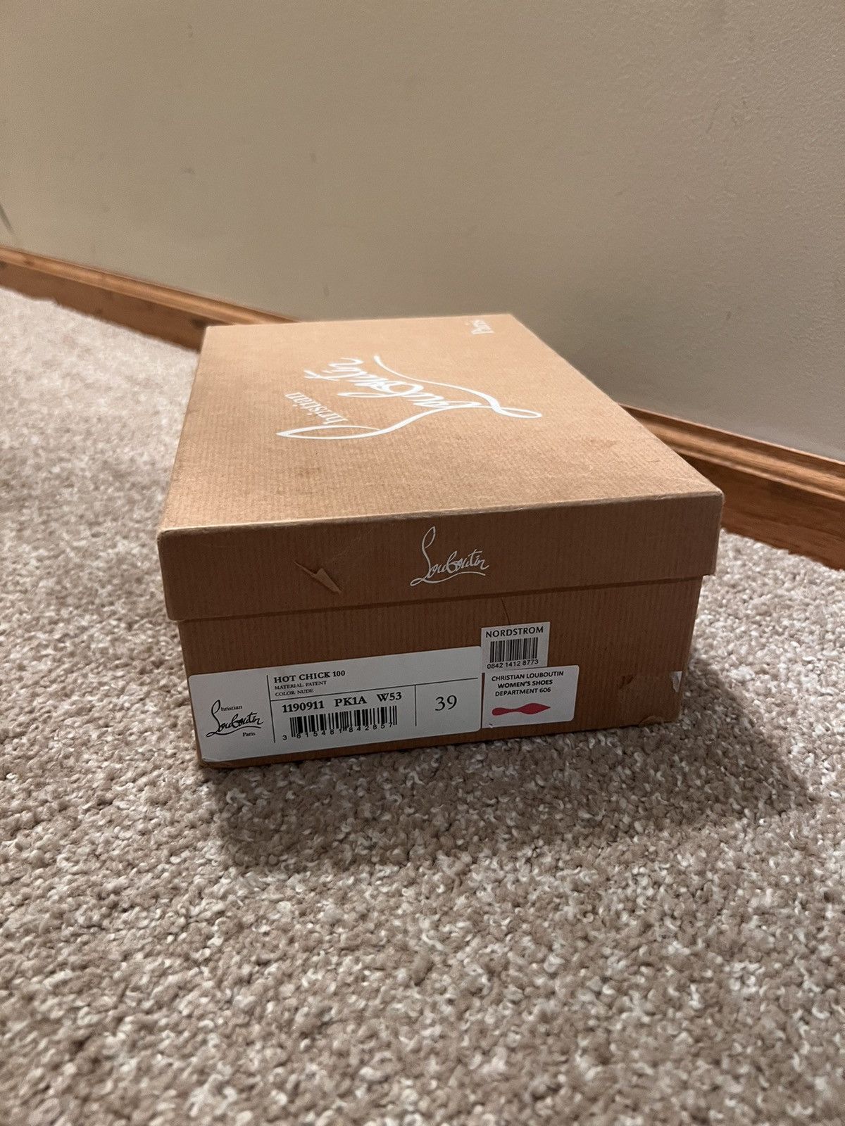 Christian Louboutin Christain Louboutin Hot Chick 100MM Leather Pumps Size US 9 / IT 39 - 10 Thumbnail