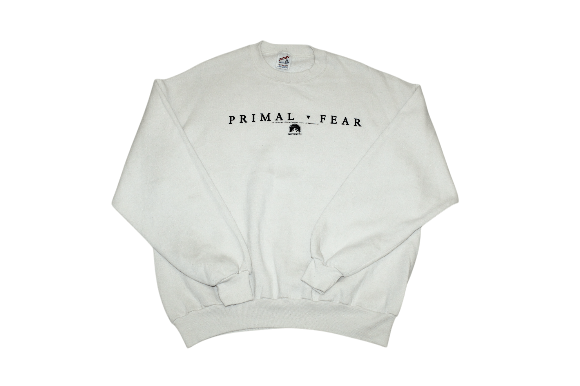 Warner Bros '96 Paramount Primal Fear Movie Jerzees Baggy Sweatshirt Size US XL / EU 56 / 4 - 1 Thumbnail