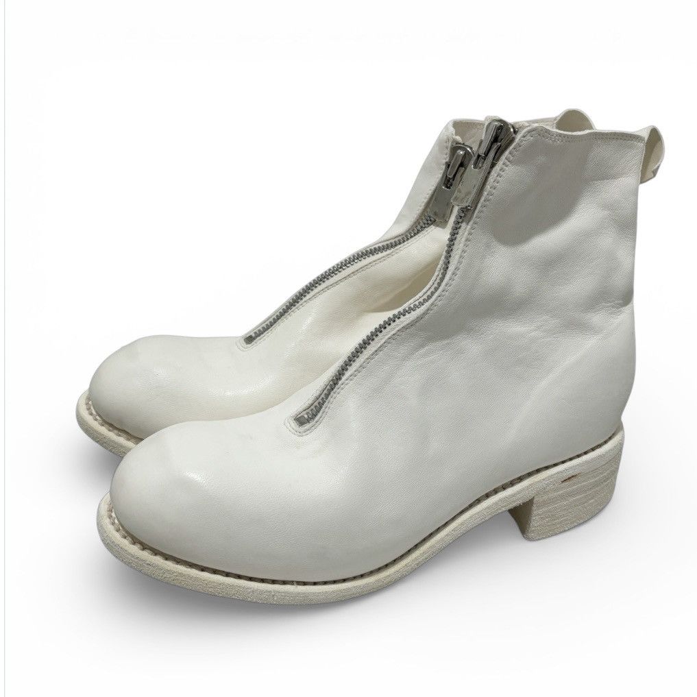 Guidi GUIDI New Women's White Leather Ankle Boots Size 38 US8 Size US 8 / IT 38 - 6 Thumbnail