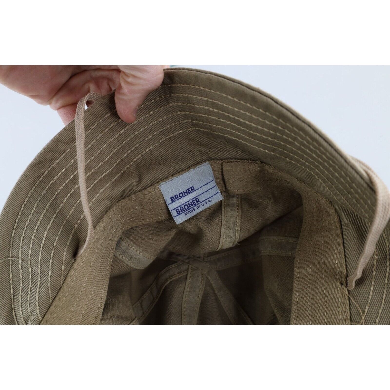Vintage Vintage 80s 90s Broner Long Bill Ear Flap Safari Hat Size ONE SIZE - 12 Thumbnail