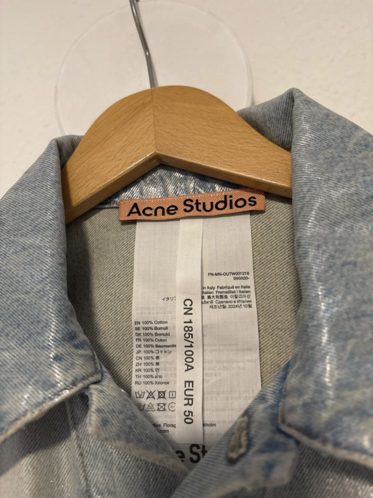 Acne Studios Acne studios denim jacket Size US L / EU 52-54 / 3 - 3 Thumbnail