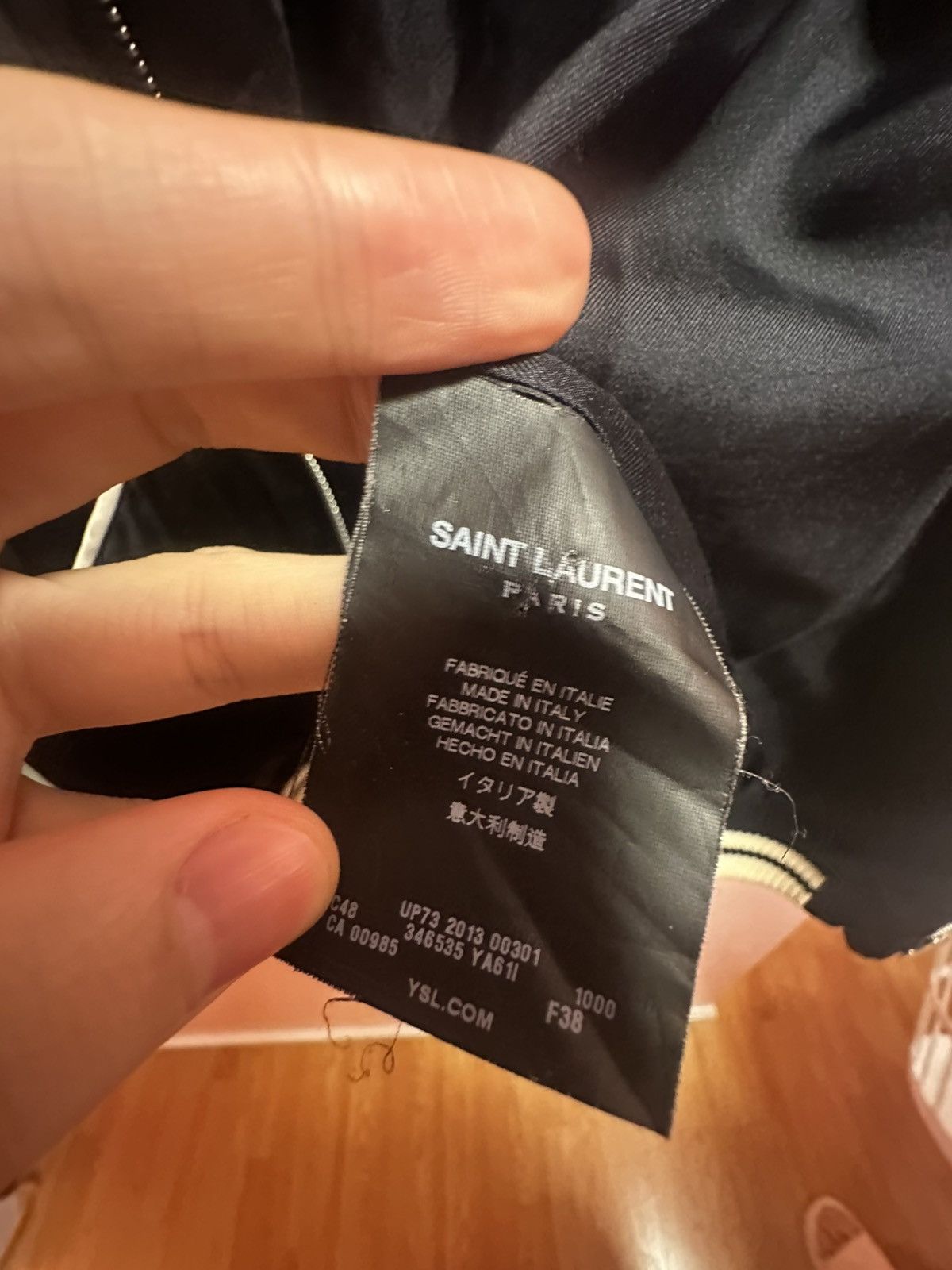 Saint Laurent Paris × Yves Saint Laurent Saint Laurent Souvenir Silk Jacket F38 Size US S / EU 44-46 / 1 - 7 Thumbnail
