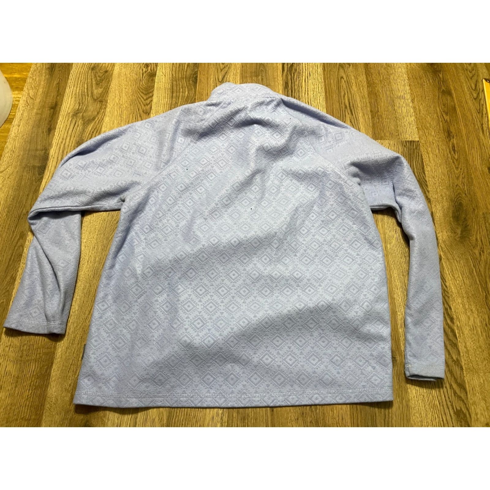 Eddie Bauer Eddie Bauer Shirt Women's Large Purple Long Sleeve 1/4 Zip Activewear T-Shirt Size L / US 10 / IT 46 - 2 Thumbnail