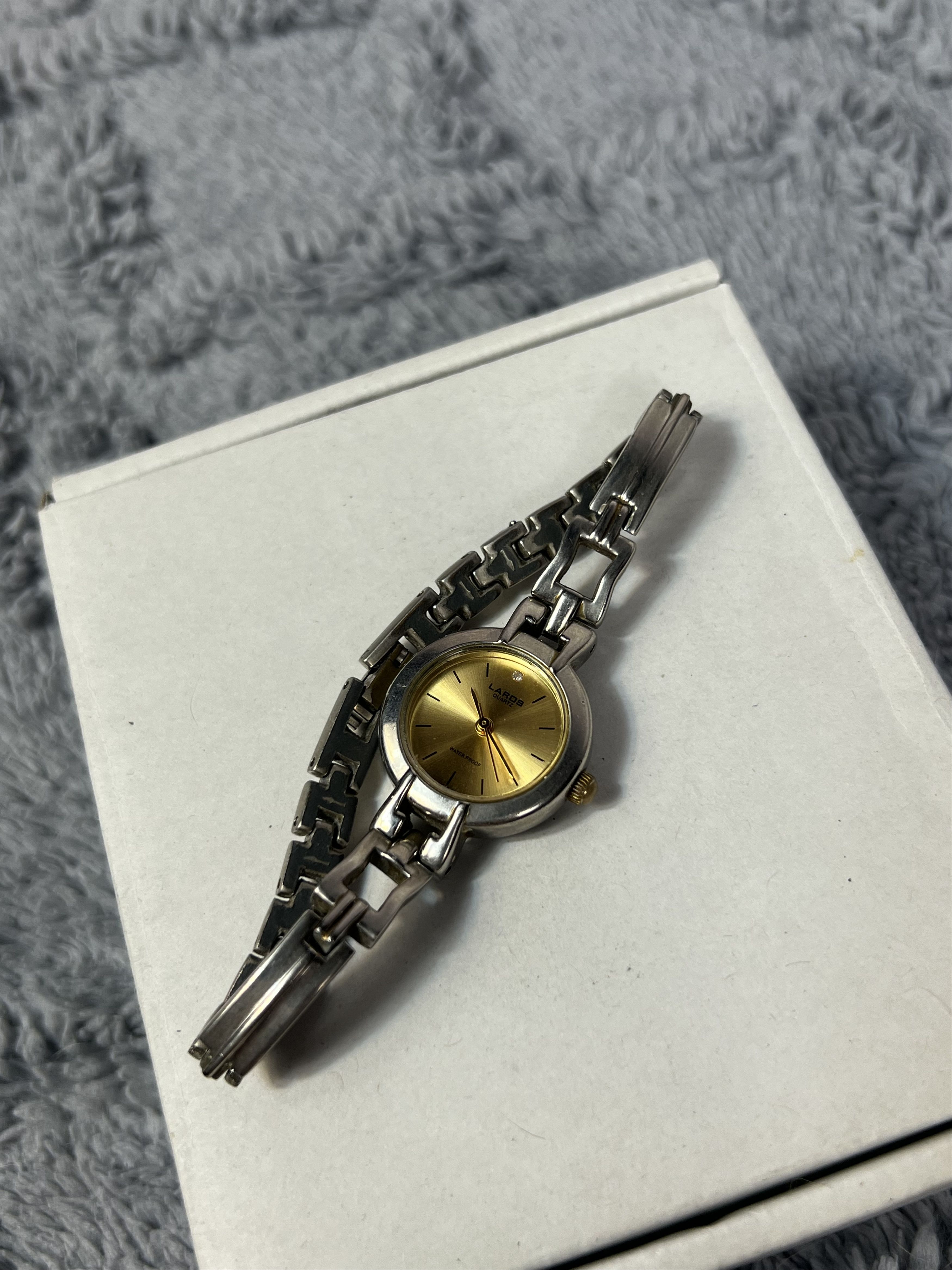 Vintage Futuristic Vintage Laros Japanese Style Chain Bracelet Watch Size ONE SIZE - 1 Thumbnail