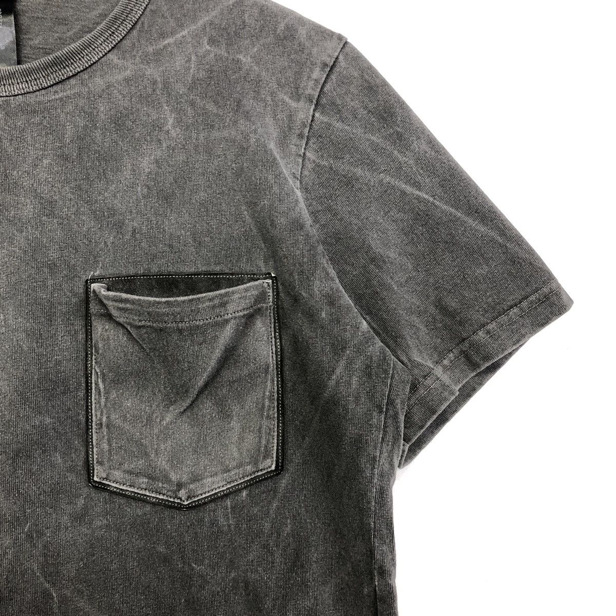wjk WJK ASH GREY POCKET JAPAN BRAND MINIMALIST TSHIRT Size US S / EU 44-46 / 1 - 3 Thumbnail