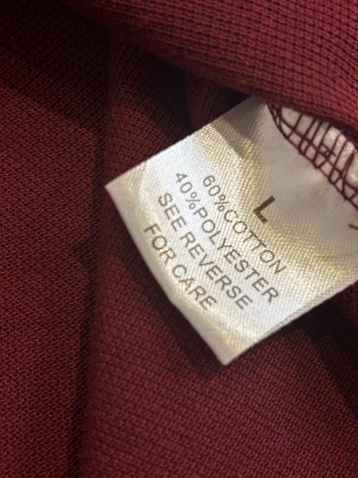 Other Burgundy Polo Shirt.mt037 Size US S / EU 44-46 / 1 - 8 Thumbnail
