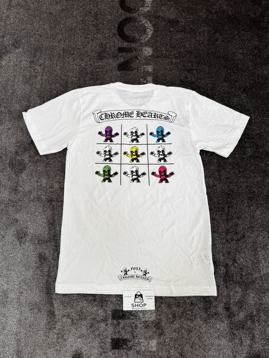 希少品★入手困難【CHROME HEARTS】Multi Foti Tシャツ ホワイト Chrome Hearts Multi Foti White Long Sleeve T-Shirt Tee - SRM