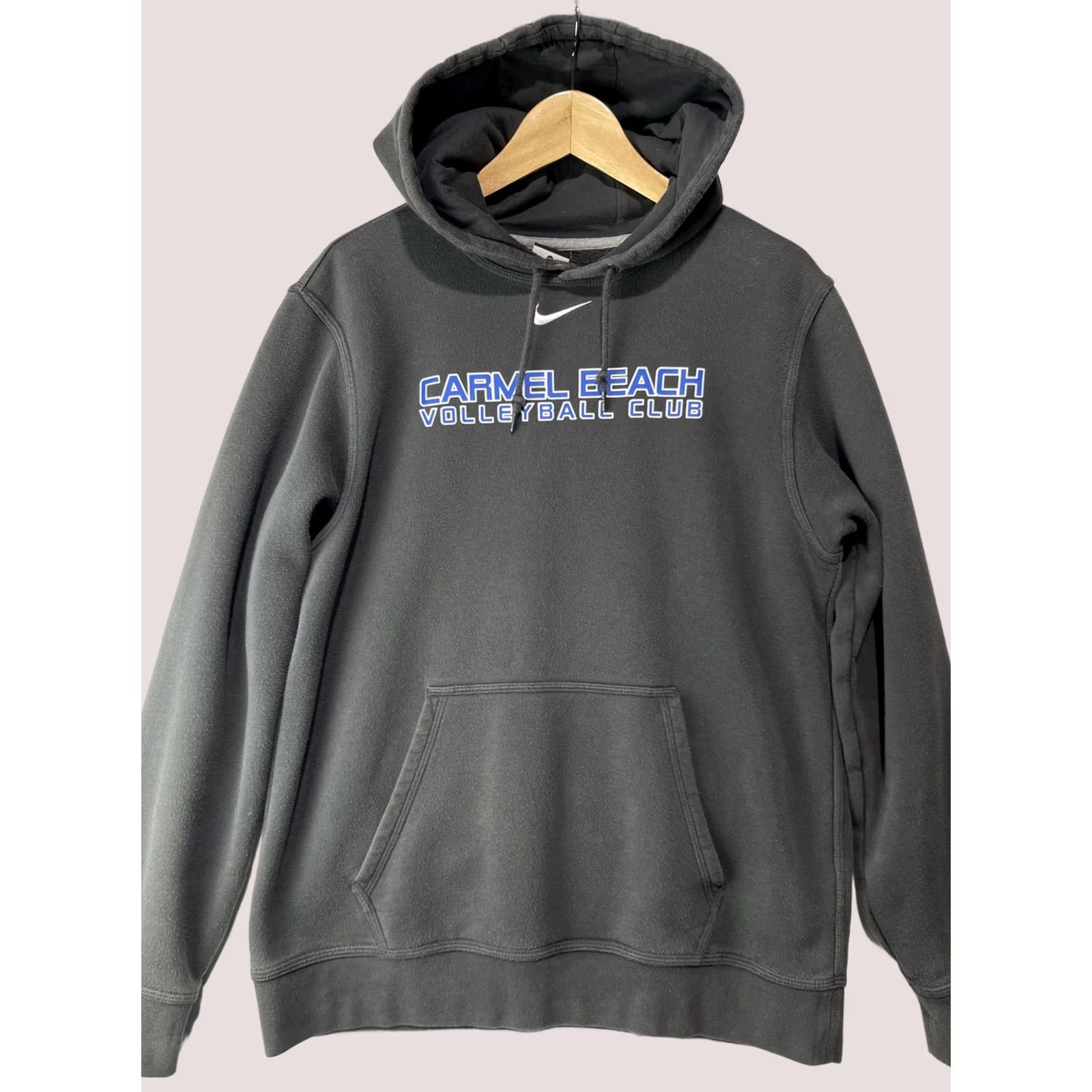Nike Nike Nike Sportswear Hoodie Mens Medium Gray Carmel Beach Volleyball Club Center Swoosh Retro Sports Beach 90s Mens Size US M / EU 48-50 / 2 - 1 Thumbnail