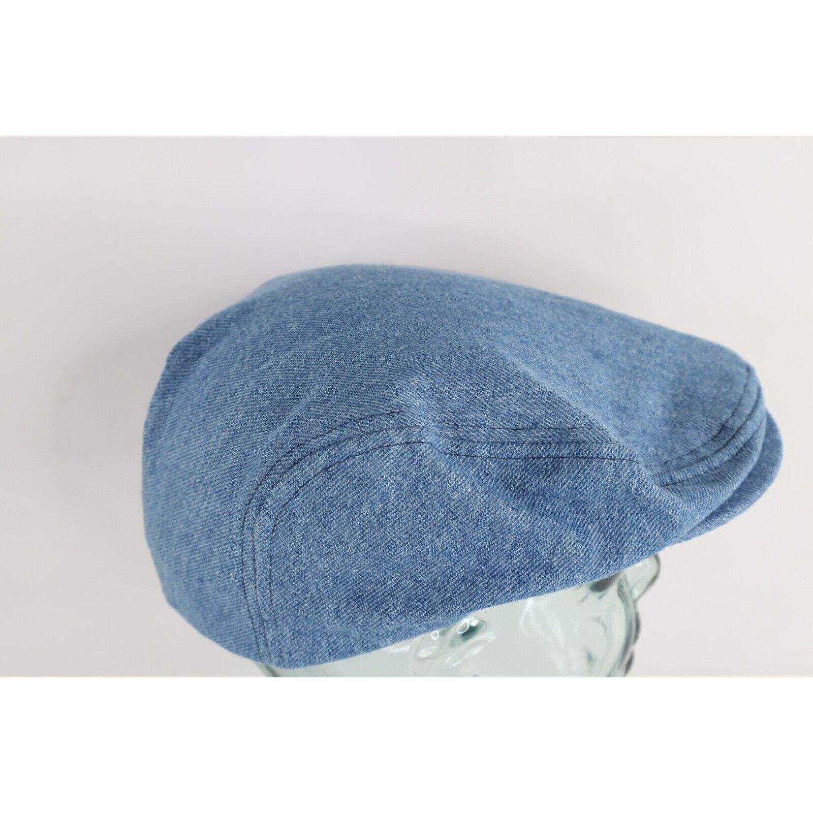 Vintage Deadstock Vintage 70s Streetwear Denim Jean Newsboy Cap Size ONE SIZE - 3 Thumbnail