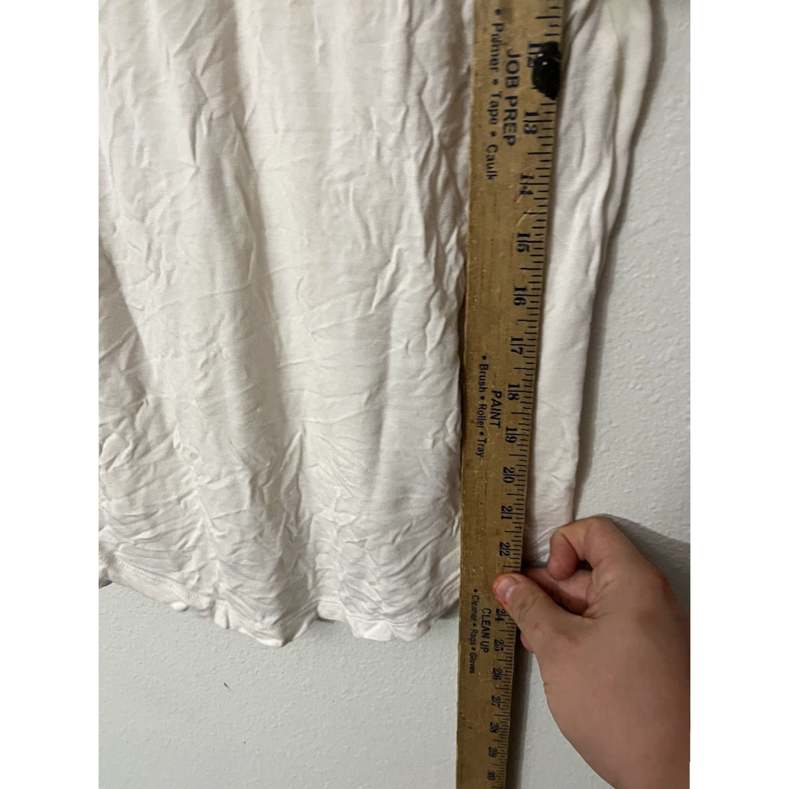 Loft VINTAGE LOFT Shirt Women XS White Cotton Crew Neck Short Sleeve Pockets 90s Mens Women? Size XS / US 0-2 / IT 36-38 - 5 Thumbnail