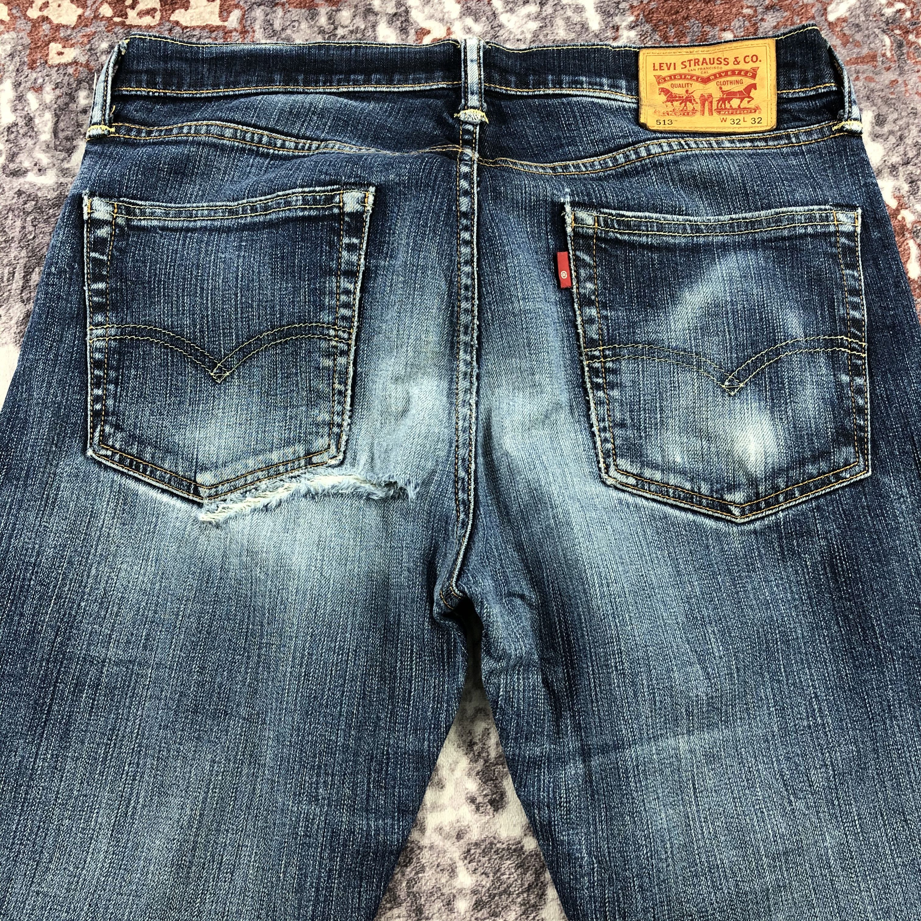 Levi's × Vintage Vintage Blue Wash Levis 513 Jeans-JM2568 Size US 33 - 4 Thumbnail