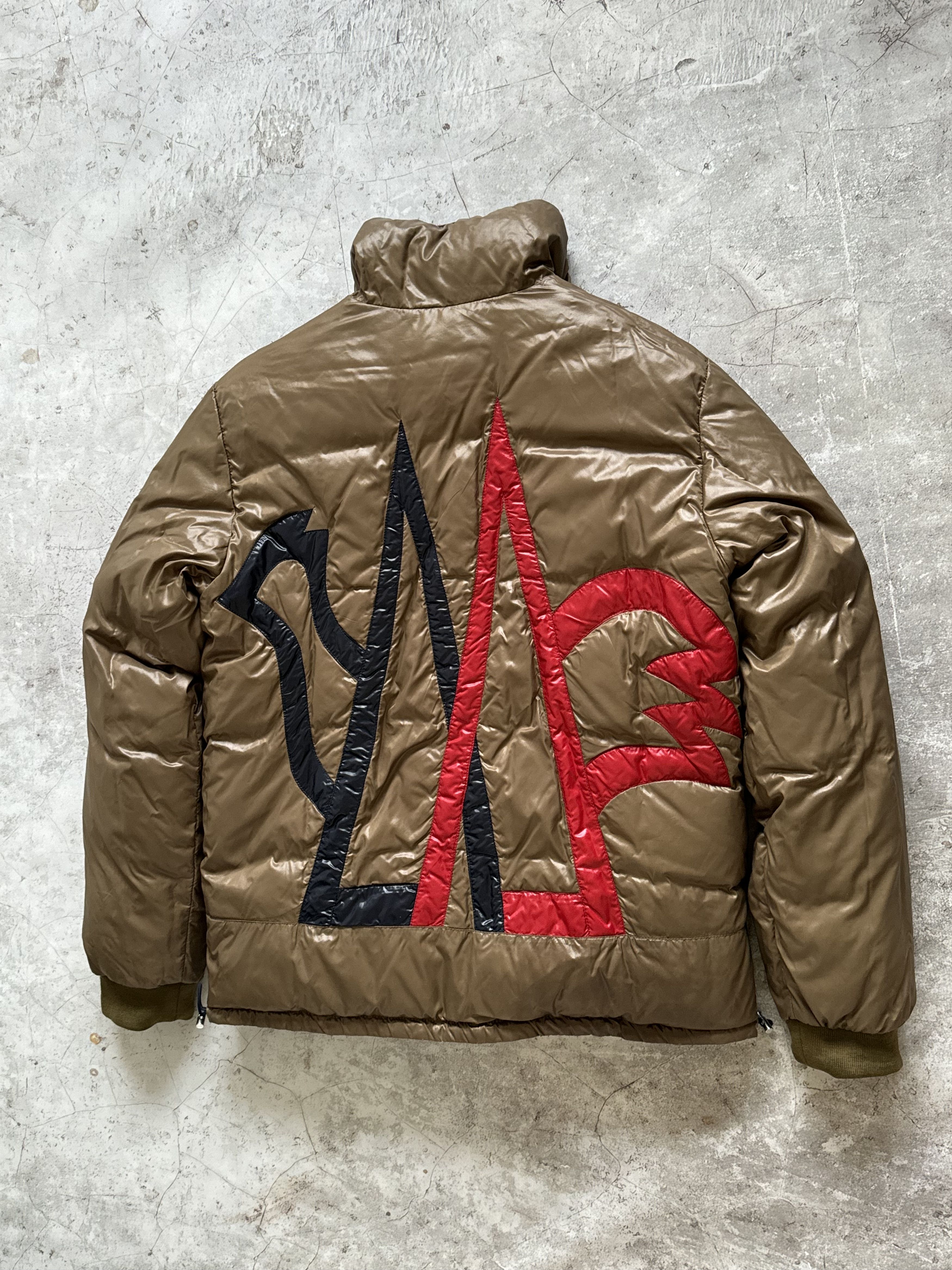 Pre-owned Moncler Extremely Vintage  Puffer Jacket In Blue