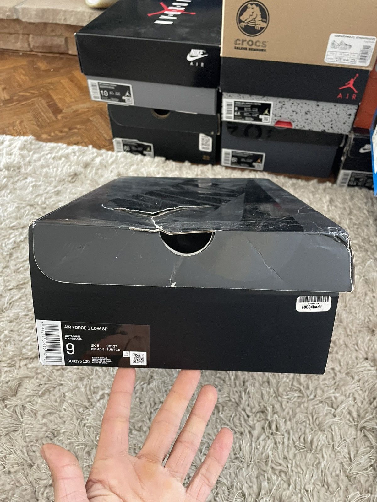 Supreme Supreme x Nike Air Force Triple White Size US 9 / EU 42 - 11 Thumbnail
