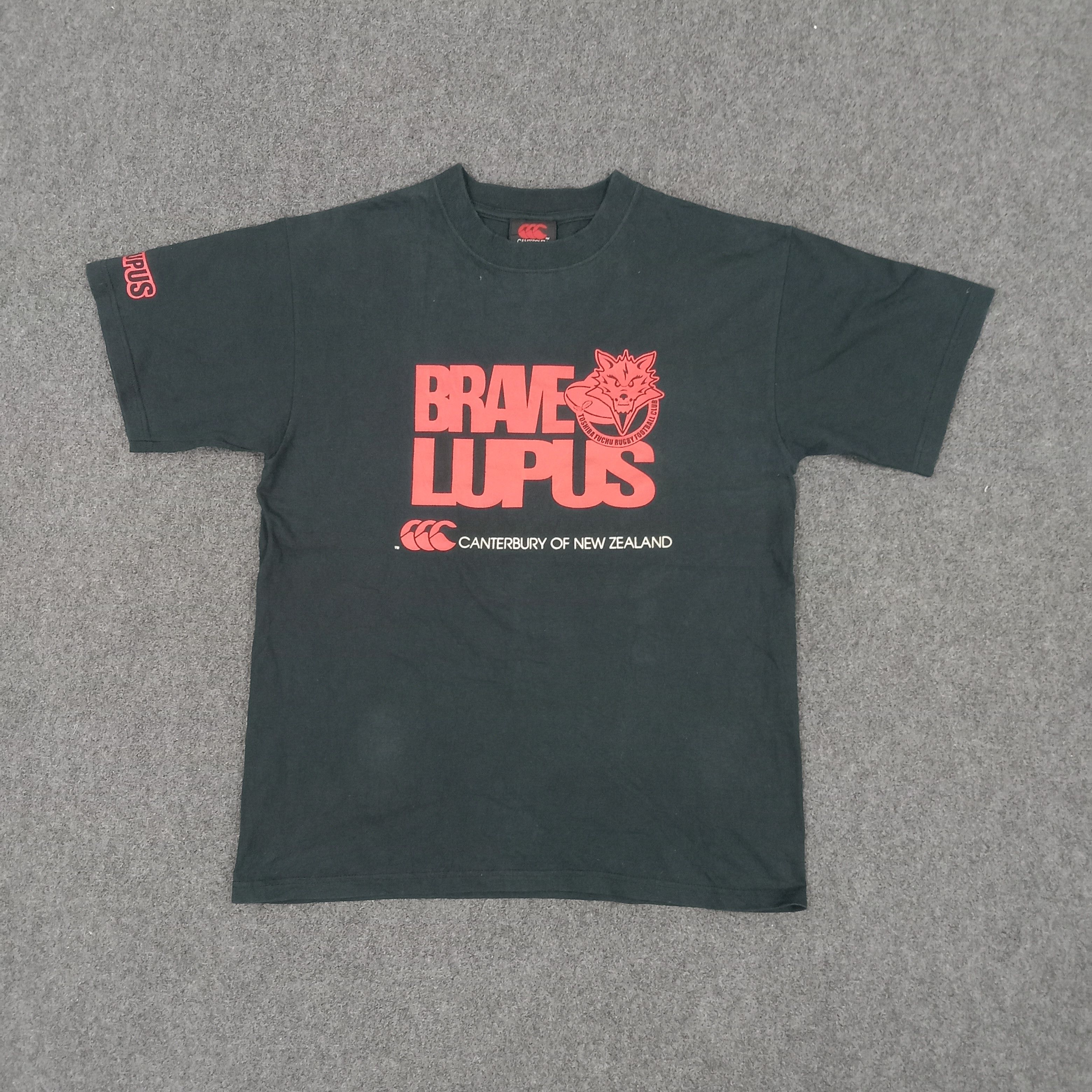Canterbury of New Zealand × Vintage Brave Lupus Canterbury of New Zealand Rugby Tshirt Size US M / EU 48-50 / 2 - 1 Thumbnail