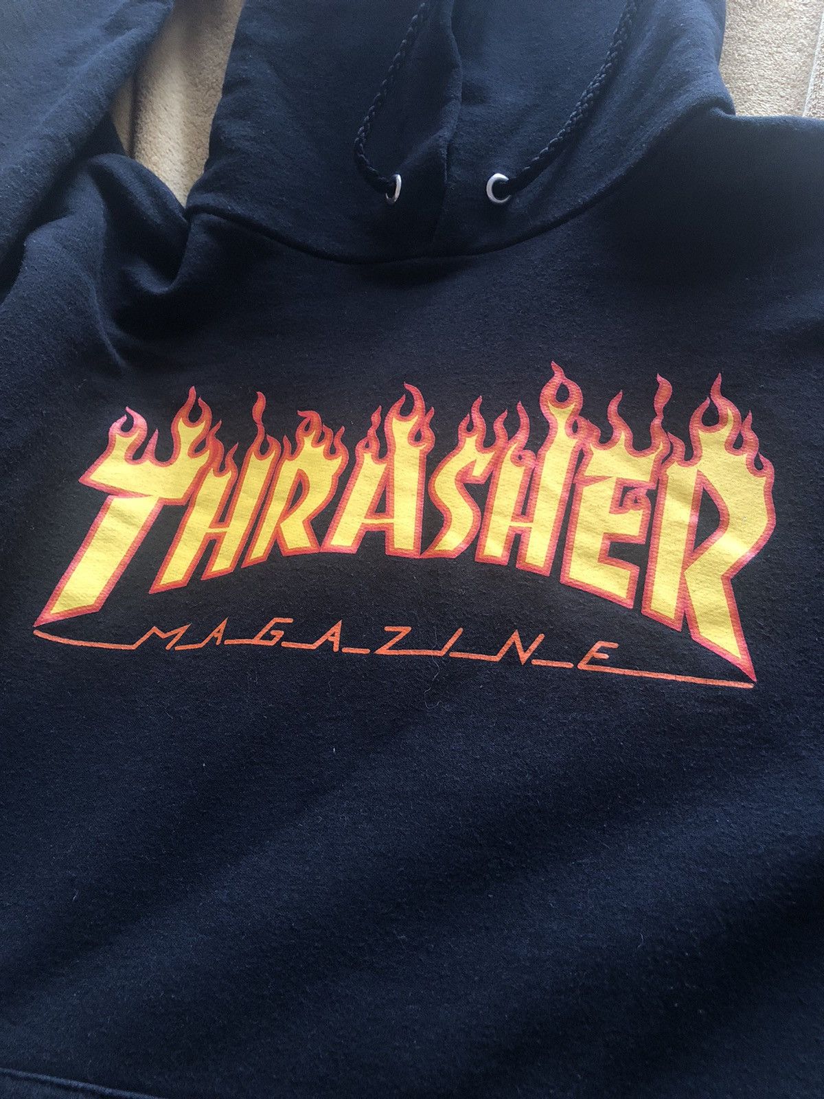 Thrasher × Vintage TRASHER MAGAZINE CLASSIC VINTAGE DESIGN HOODIE Size US S / EU 44-46 / 1 - 2 Thumbnail