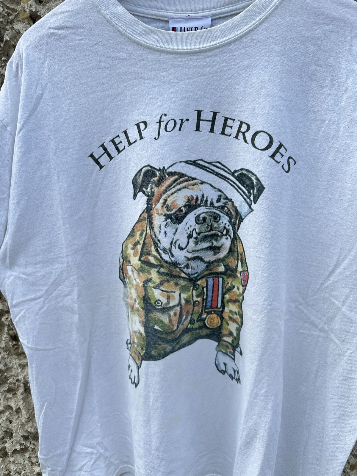 Vintage Vintage Help for heroes dog puppy tee Size US XL / EU 56 / 4 - 2 Thumbnail