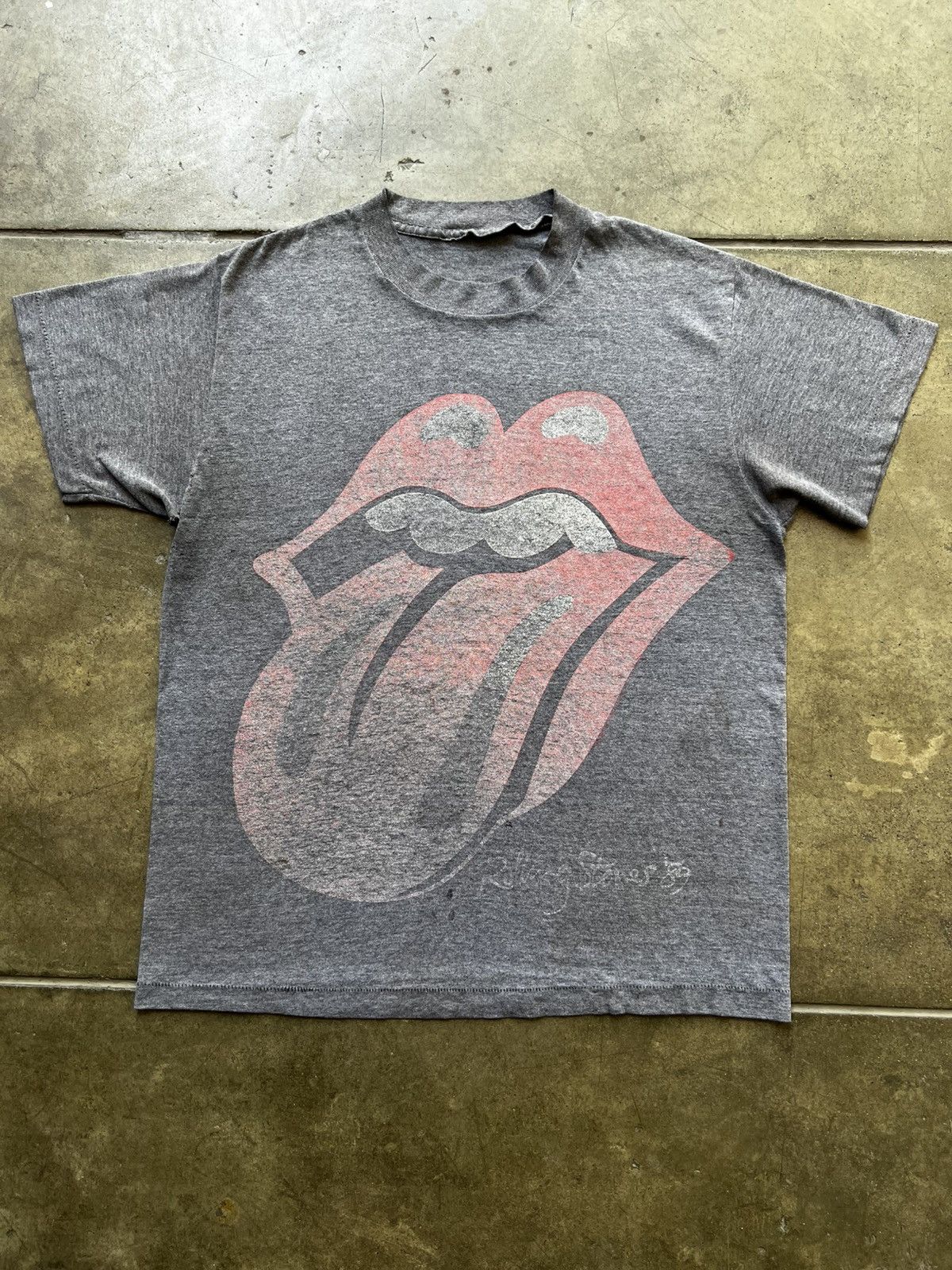 Vintage VTG 1989 The Rolling Stones North American Tour Tee Shirt l Size US M / EU 48-50 / 2 - 1 Thumbnail