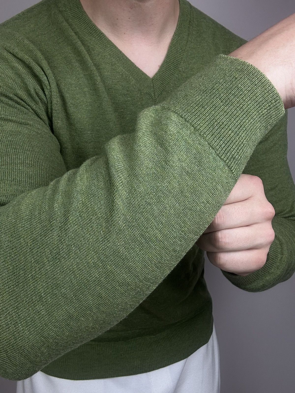 Tommy Hilfiger Green Tommy Hilfiger sweater 100% lambswool wool size L Size US L / EU 52-54 / 3 - 7 Thumbnail