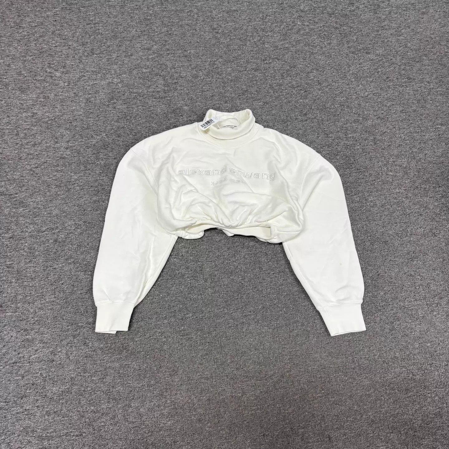 Alexander Wang Alexander Wang turtleneck short pleated top white XS 99new Size XS / US 0-2 / IT 36-38 - 1 Thumbnail