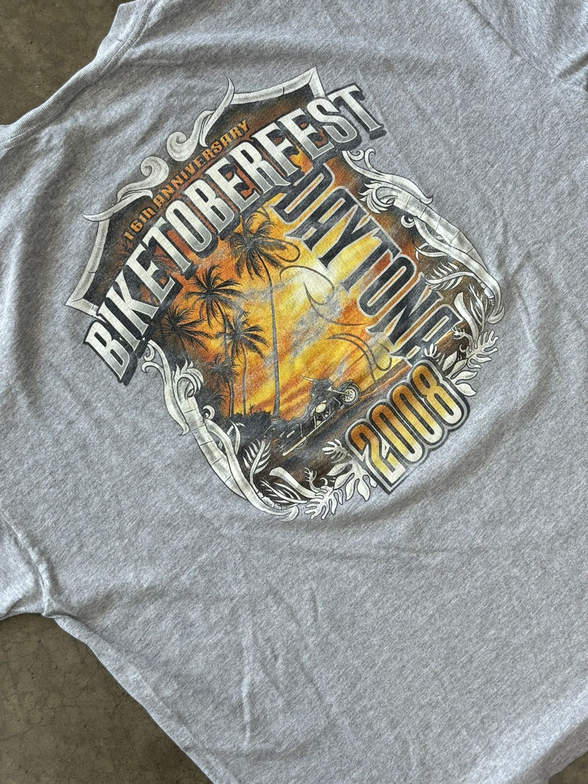 Vintage Vintage 2008 Biketoberfest Daytona Tee 2XL Size US XXL / EU 58 / 5 - 1 Thumbnail