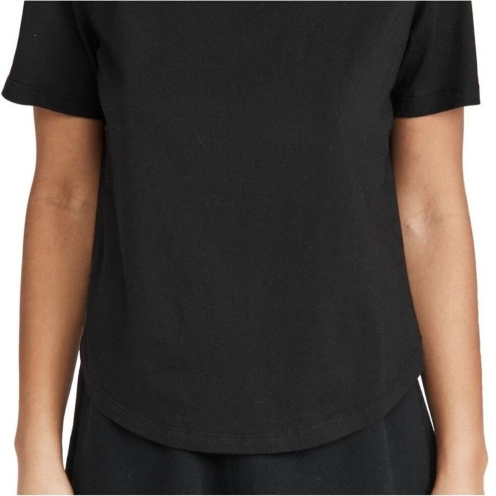 Good American Good American Good Shoulders Tee Shirt 2 Classic Black Size XS / US 0-2 / IT 36-38 - 4 Thumbnail