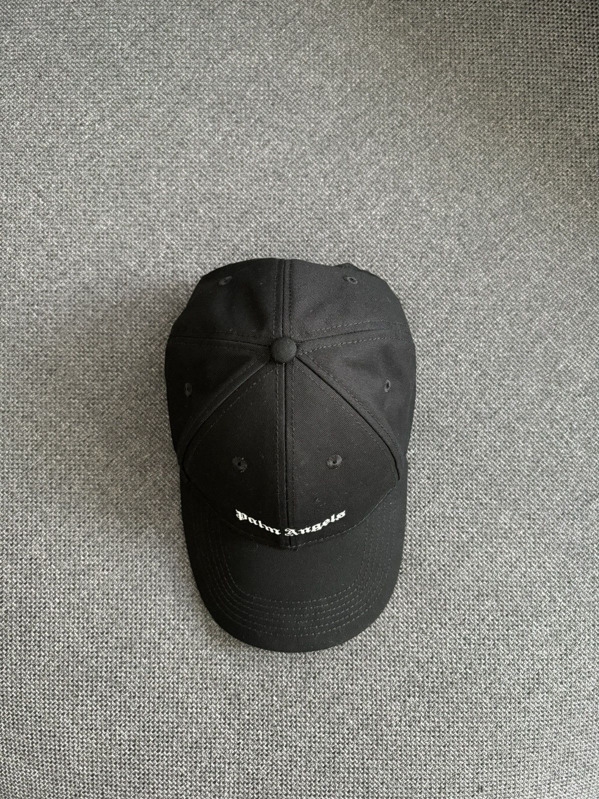 Palm Angels Palm Angels Logo Embroidered Cap Black Size ONE SIZE - 2 Thumbnail