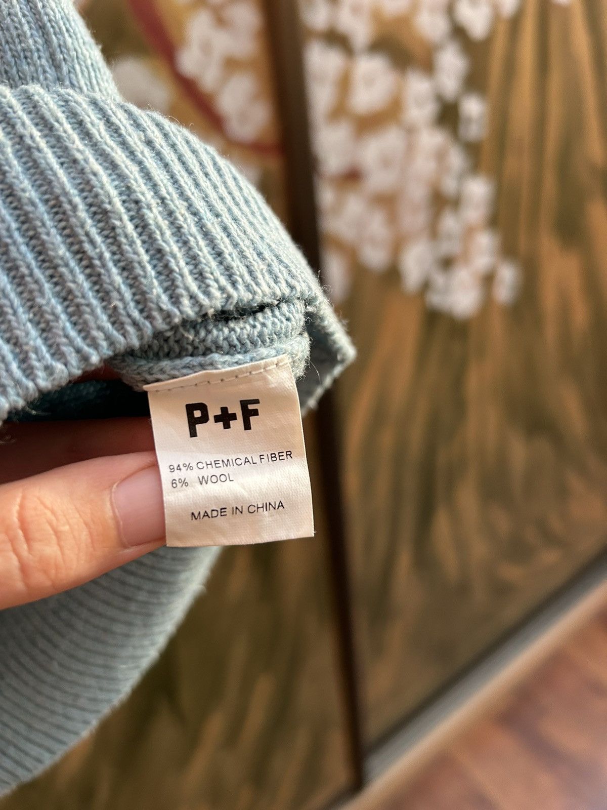 Places + Faces Places + Faces P+F Signature Logo Knitted Vest Wool Blend Size US L / EU 52-54 / 3 - 5 Thumbnail