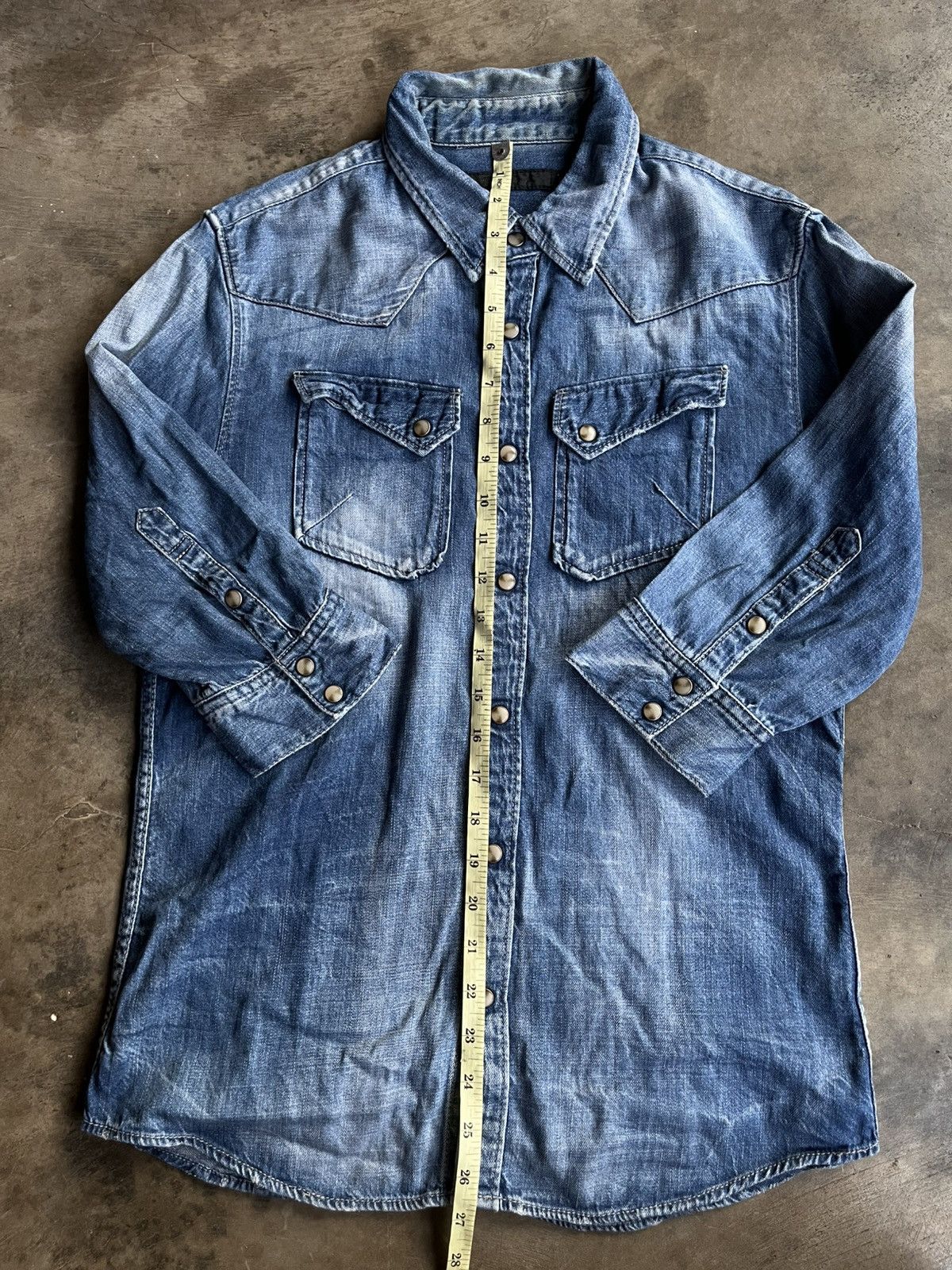 GOSTAR DE FUGA 2000s FUGA JAPANESE DENIM SHIRTS VKEI SEDITIONARIES GOTHIC Size US M / EU 48-50 / 2 - 8 Thumbnail