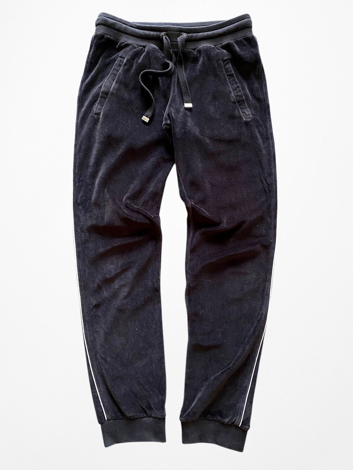 Dolce & Gabbana Dolce&Gabbana Vintage Velour track sweatpants Size 27" / US 4 / IT 40 - 1 Thumbnail