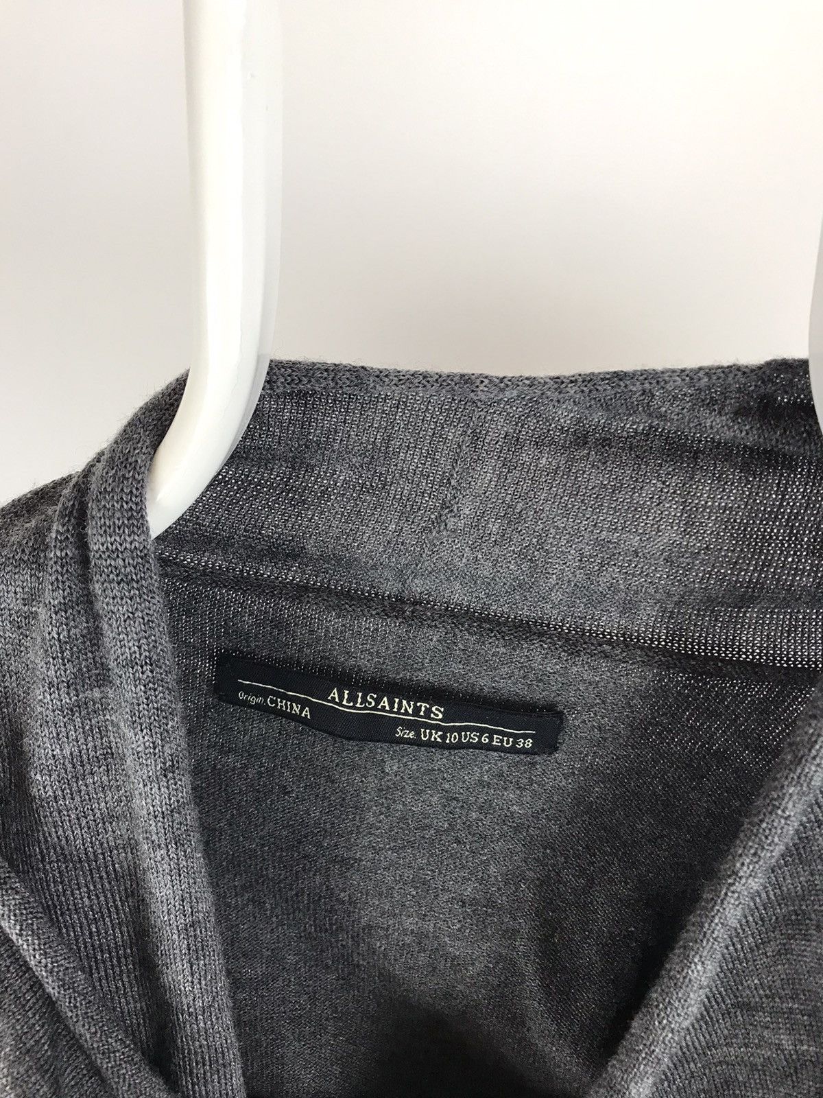 Allsaints × Vintage All Saints Drina Wool Cardigan Size M / US 6-8 / IT 42-44 - 4 Thumbnail