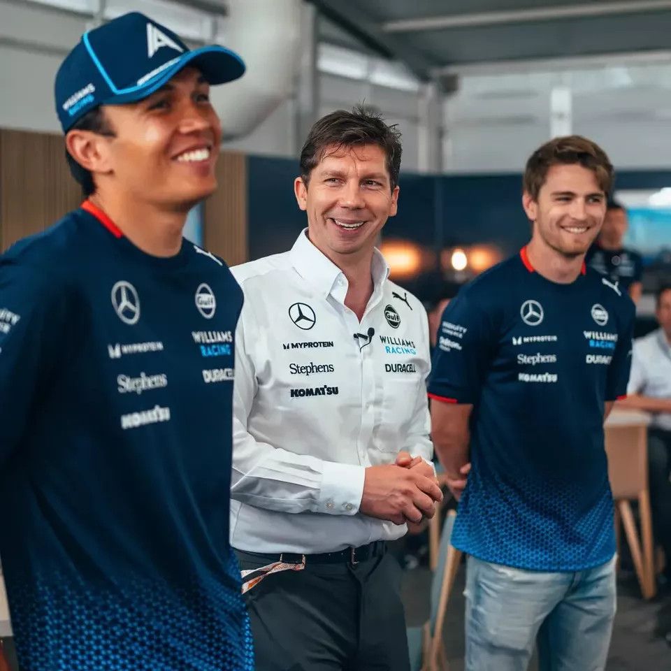 Formula 1 WILLIAMS RACING SHIRT AMG JERSEY F1 TEAM OFFCIAL JERSEY Size US L / EU 52-54 / 3 - 10 Thumbnail