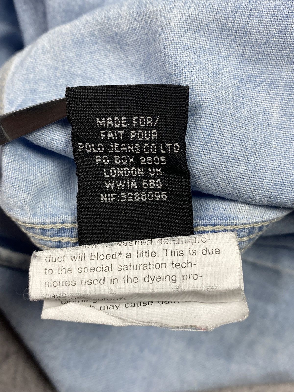 Polo Ralph Lauren Vintage Polo Jeans Co Ralph Lauren Distressed Denim Shirt Size US L / EU 52-54 / 3 - 24 Thumbnail