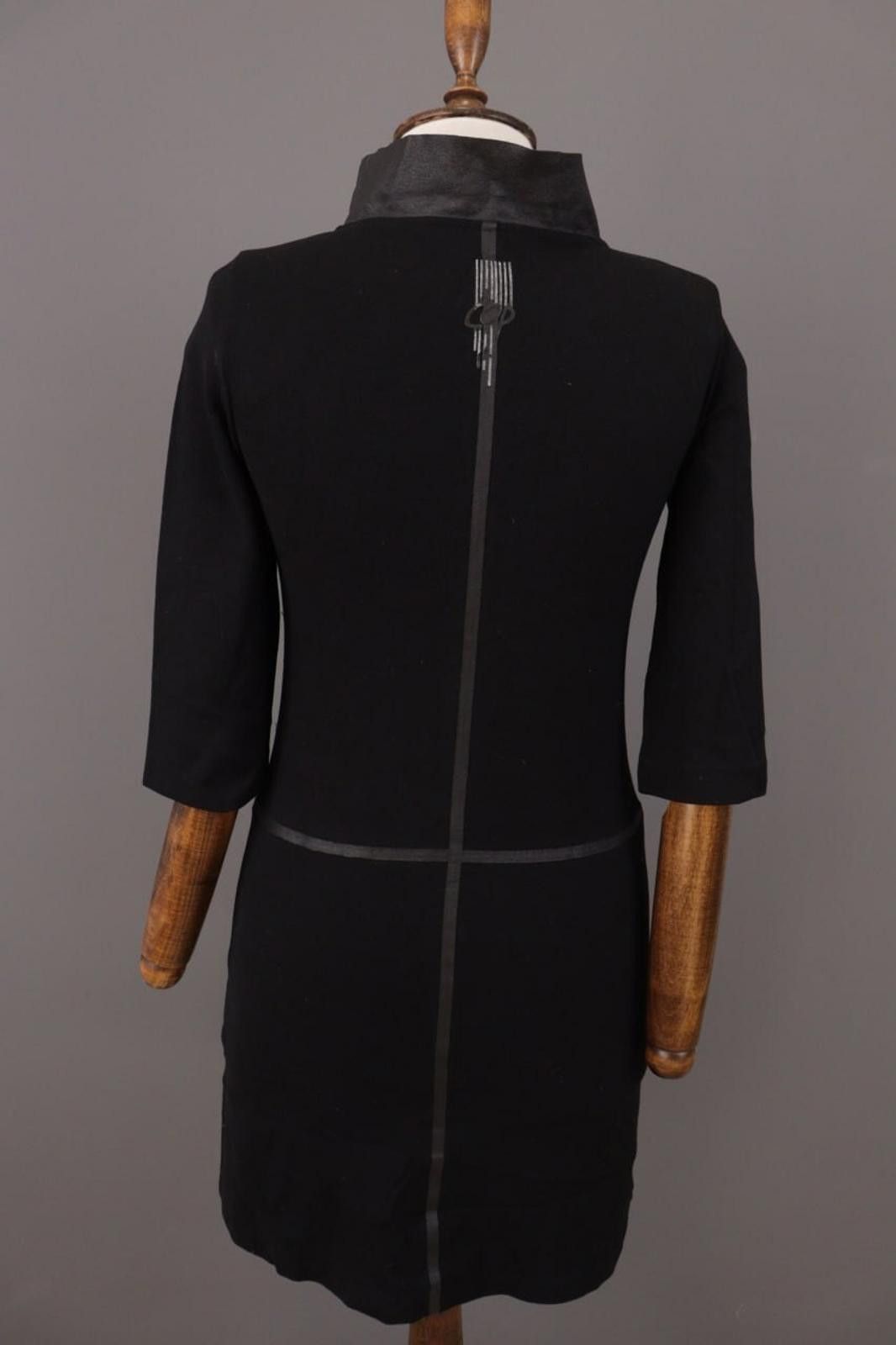 Designer Cop Copine Nikko Robe Black 3/4 Sleeve A-Line Dress Size 36 Size M / US 6-8 / IT 42-44 - 10 Thumbnail