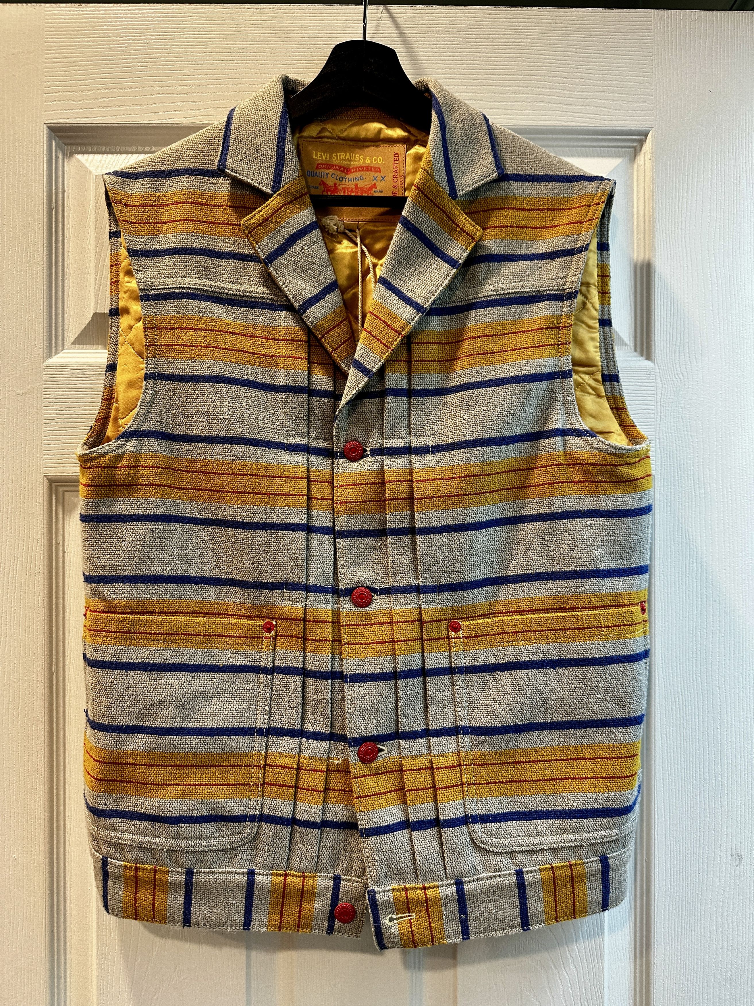 Levi's Made & Crafted Made & Crafted Blanket Stripe Vest Size US M / EU 48-50 / 2 - 1 Thumbnail