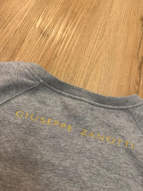 Giuseppe Zanotti Giuseppe Zanotti Logo-Embroidered Cotton Sweatshirt Italy XS Size XS / US 0-2 / IT 36-38 - 5 Thumbnail