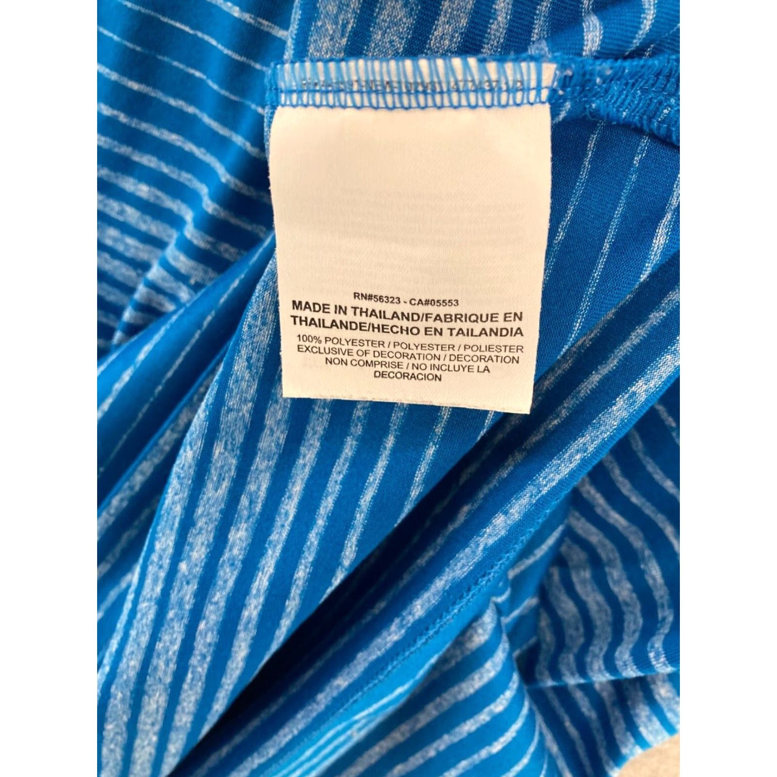 Nike Nike Golf Polo Shirt Mens Small Blue Tour Performance DriFit Striped Size US S / EU 44-46 / 1 - 6 Thumbnail